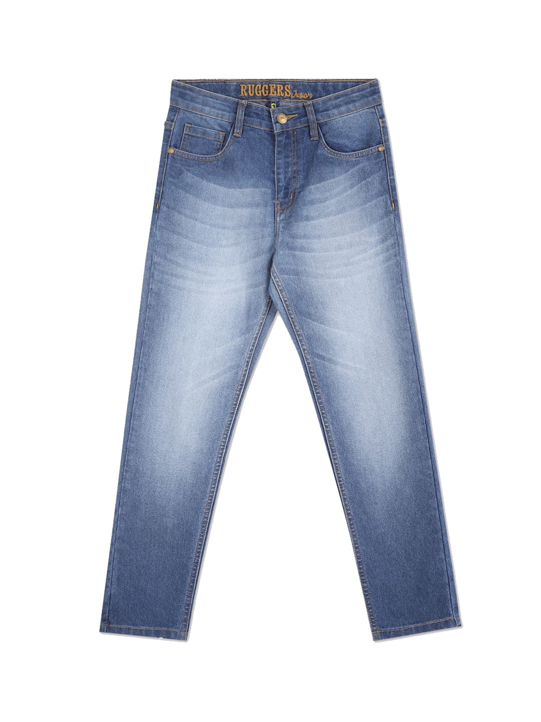 

Ruggers Junior Boys Blue Heavy Fade Jeans