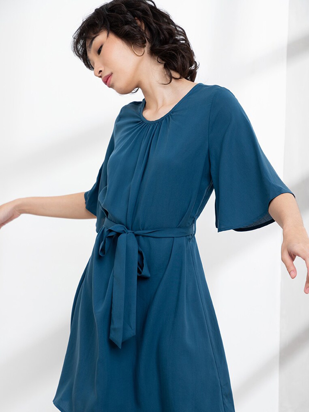 

ORIGIN BY ZALORA Blue Tencel Dress