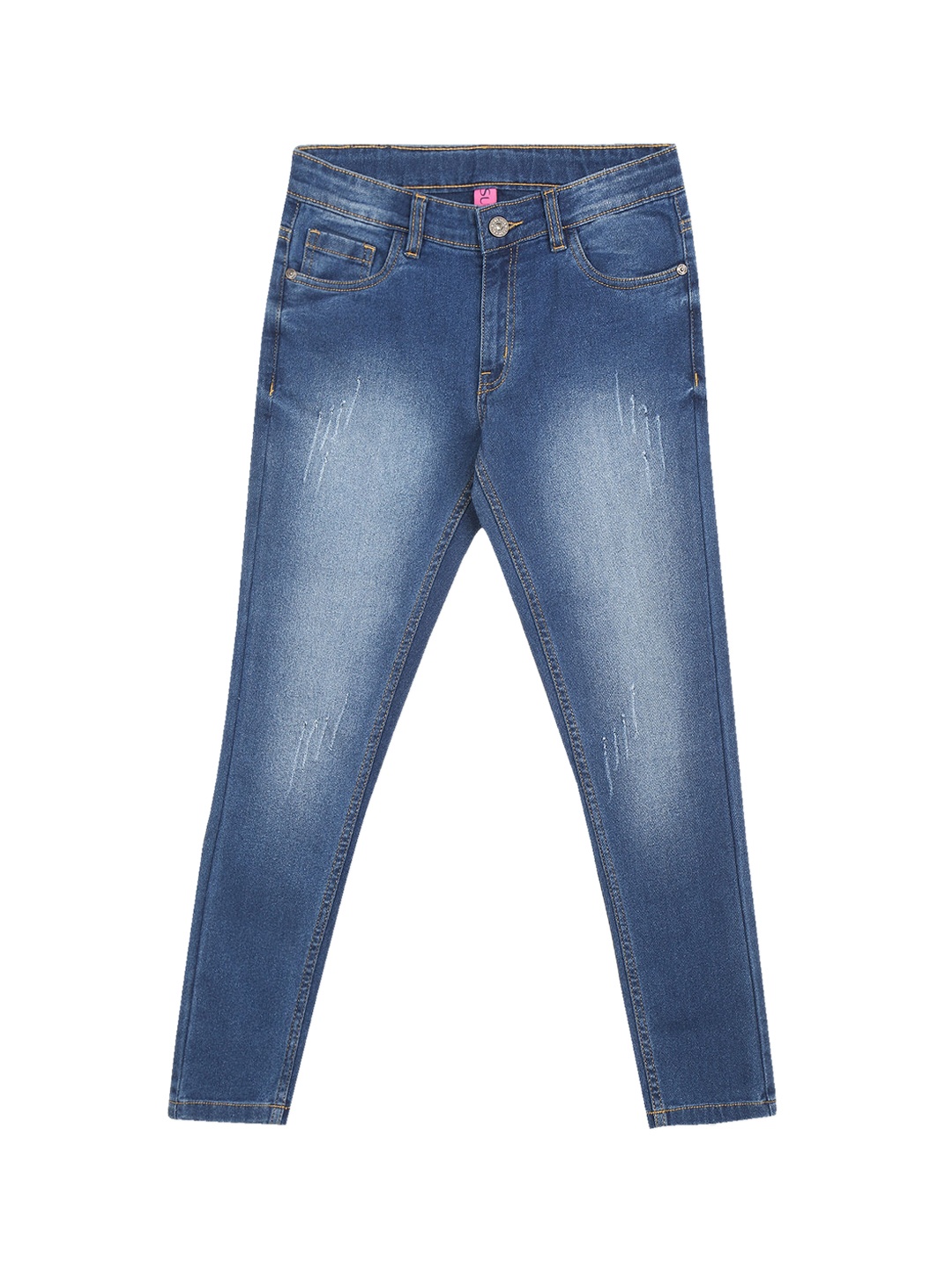 

SUGR Girl Girls Blue Low Distress Heavy Fade Jeans