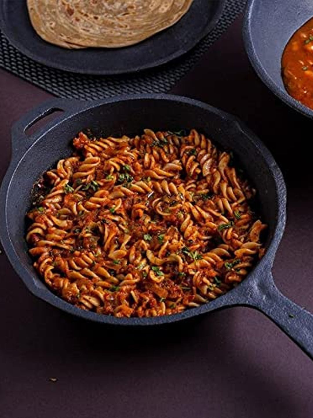 

The Indus Valley Black Pre-Seasoned Cast Iron Skillet 1.5L