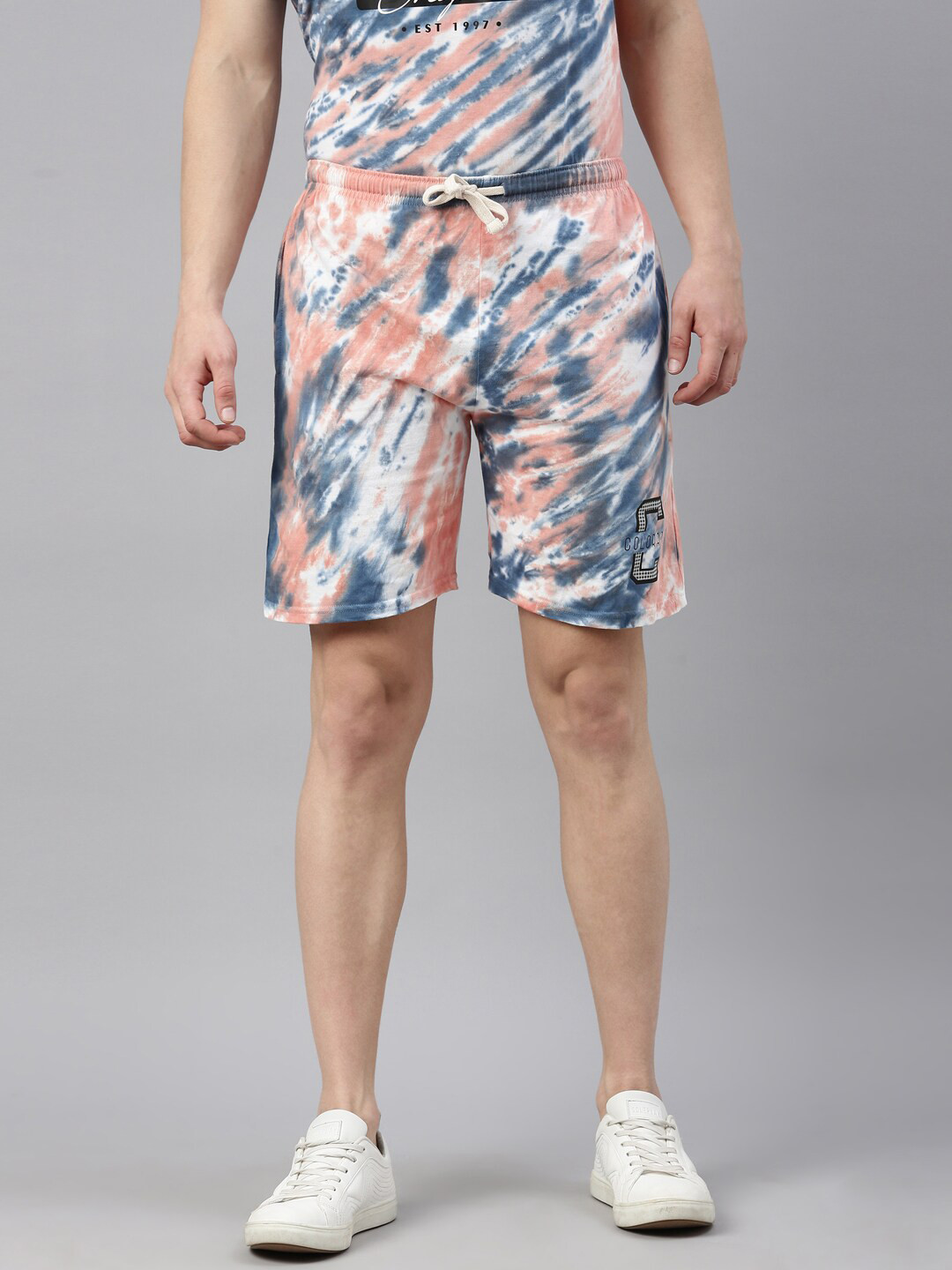 

Joven Men Blue Tie & Dye Shorts
