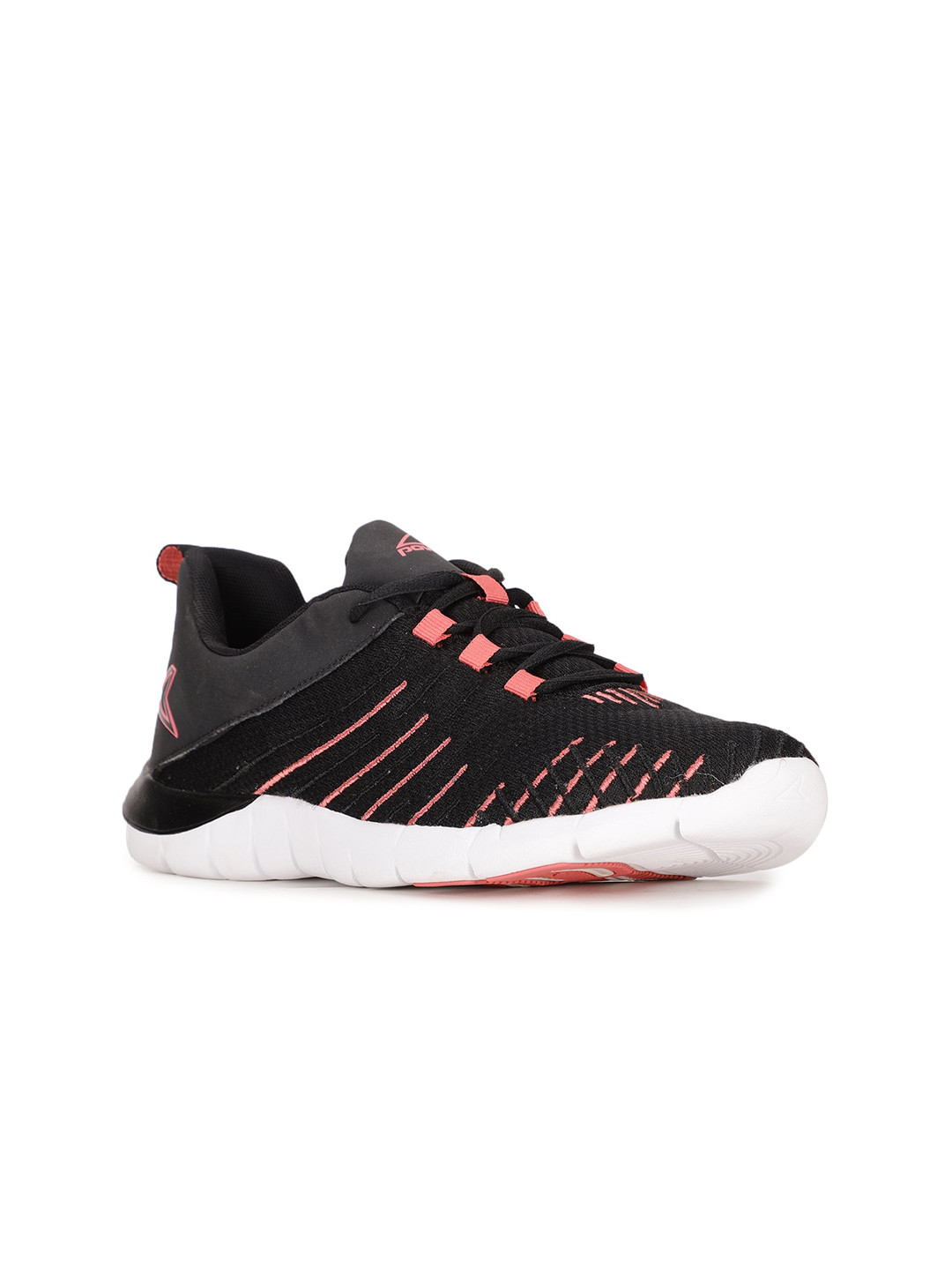 

Power Women Black Woven Design Sneakers