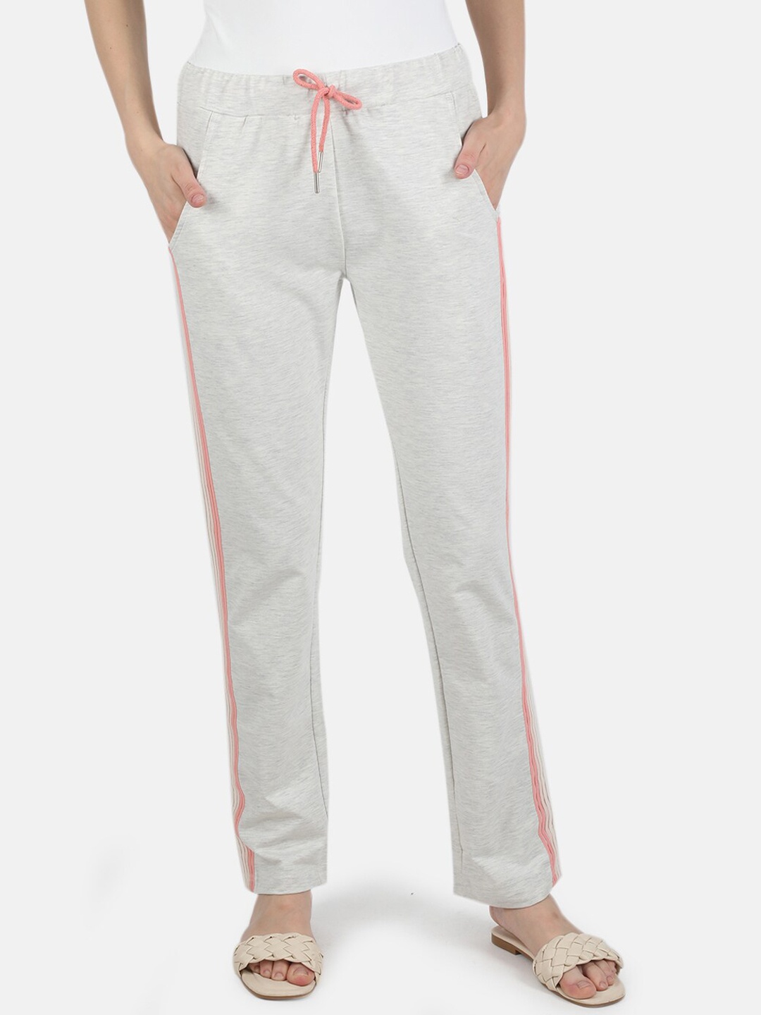 

Monte Carlo Grey Melange Solid Lounge Pants