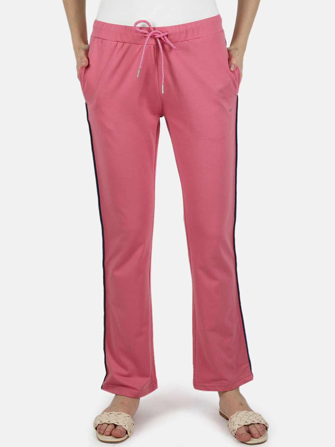 

Monte Carlo Women Pink Solid Slim Fit Track Pants