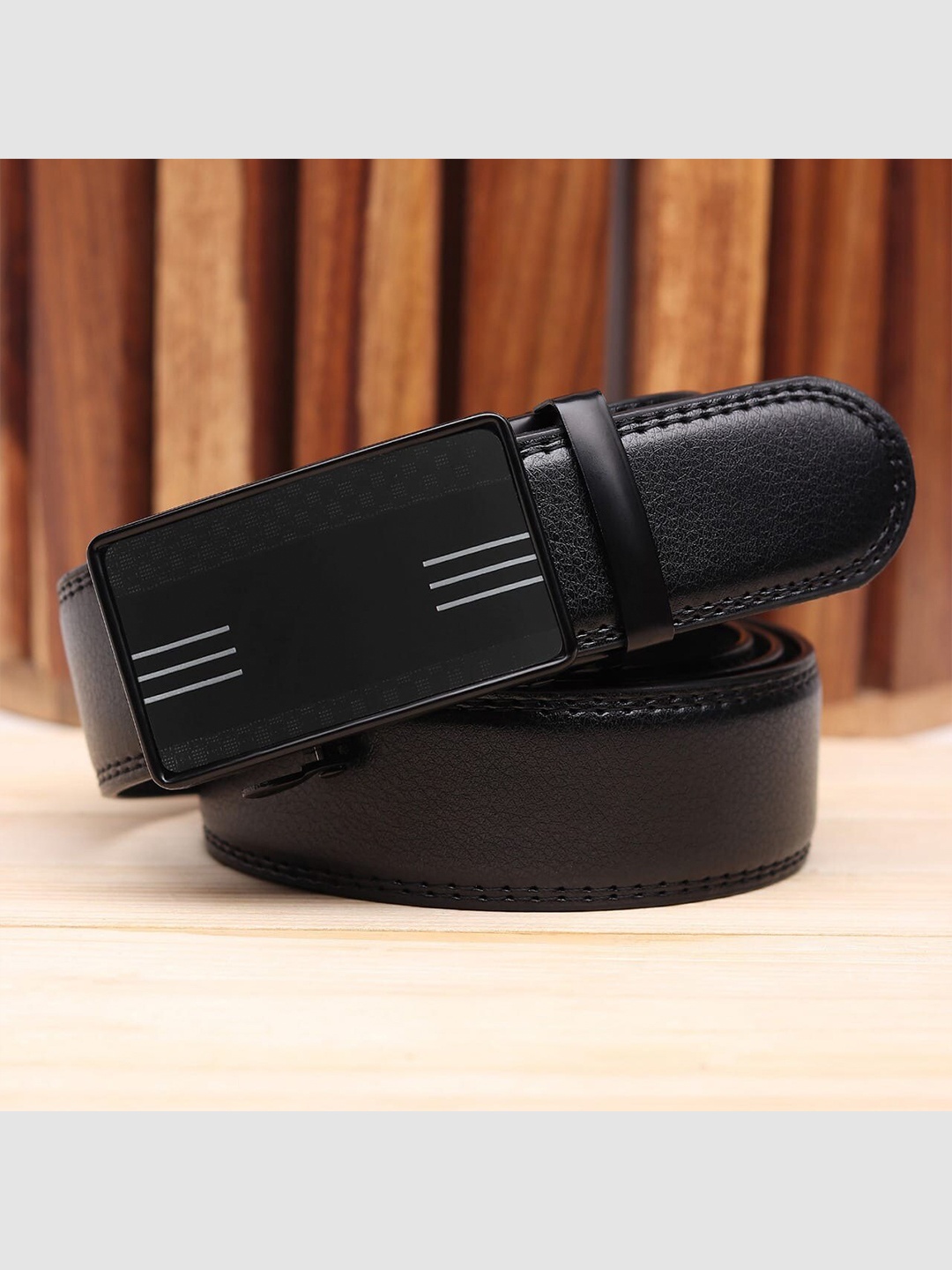 

Kastner Men Black Solid Belt