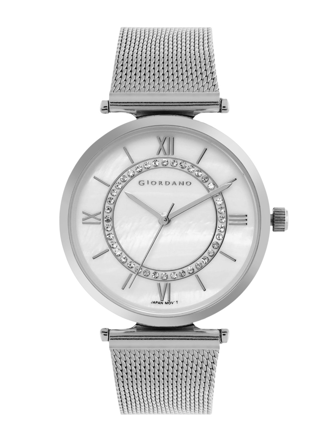 

GIORDANO Women Silver-Toned Dial & Silver Toned Straps Watch GD-60007-11