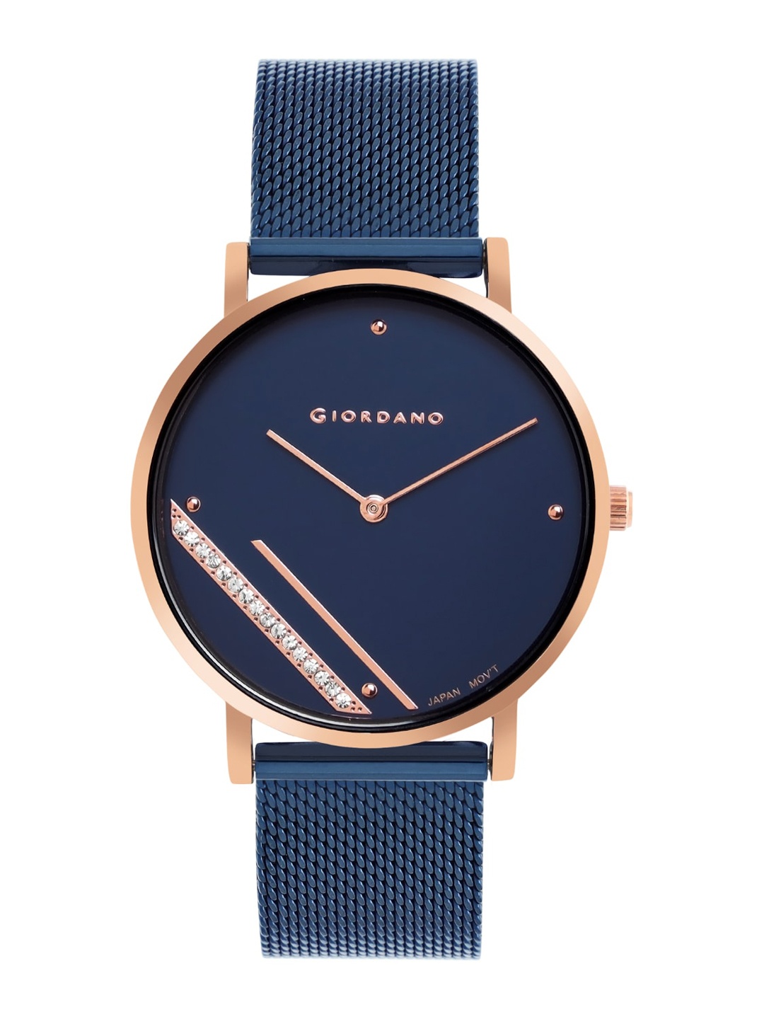 

GIORDANO Women Blue Dial & Blue Bracelet Style Straps Analogue Watch GD-60011-22