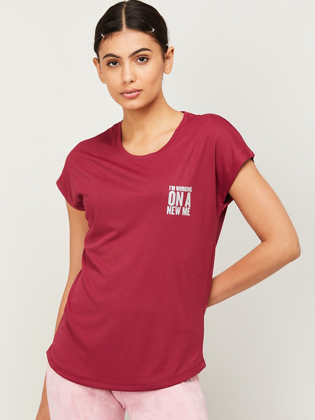 

Kappa Women Red T-shirt