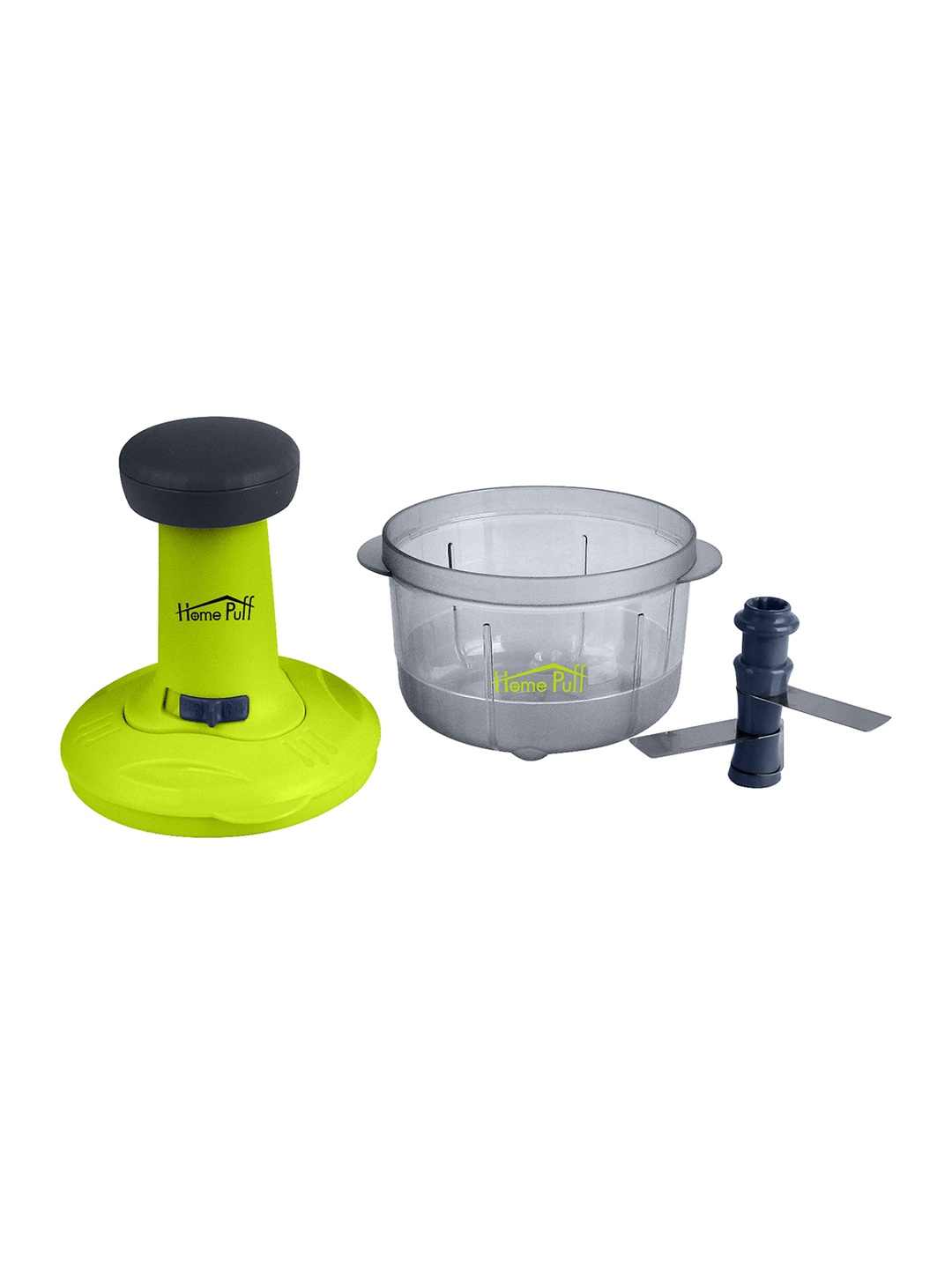 

Home Puff Green & Grey Fruits And Vegetable Chopper 550ml