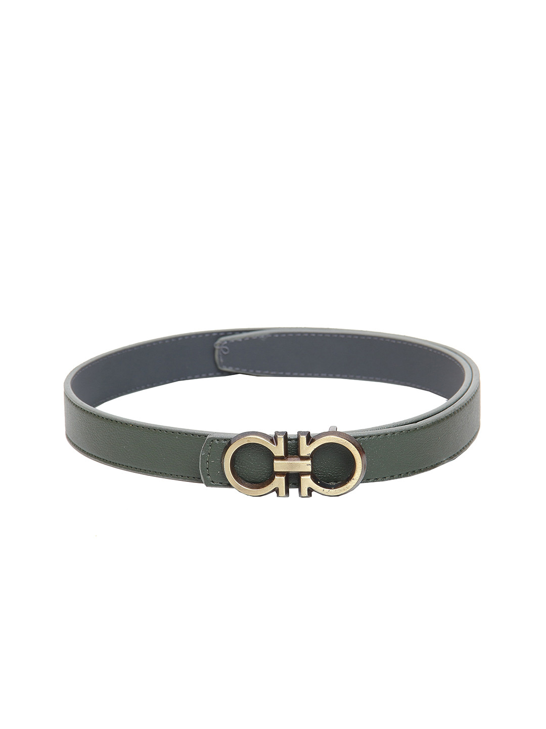 

Calvadoss Women Green Textured Belt