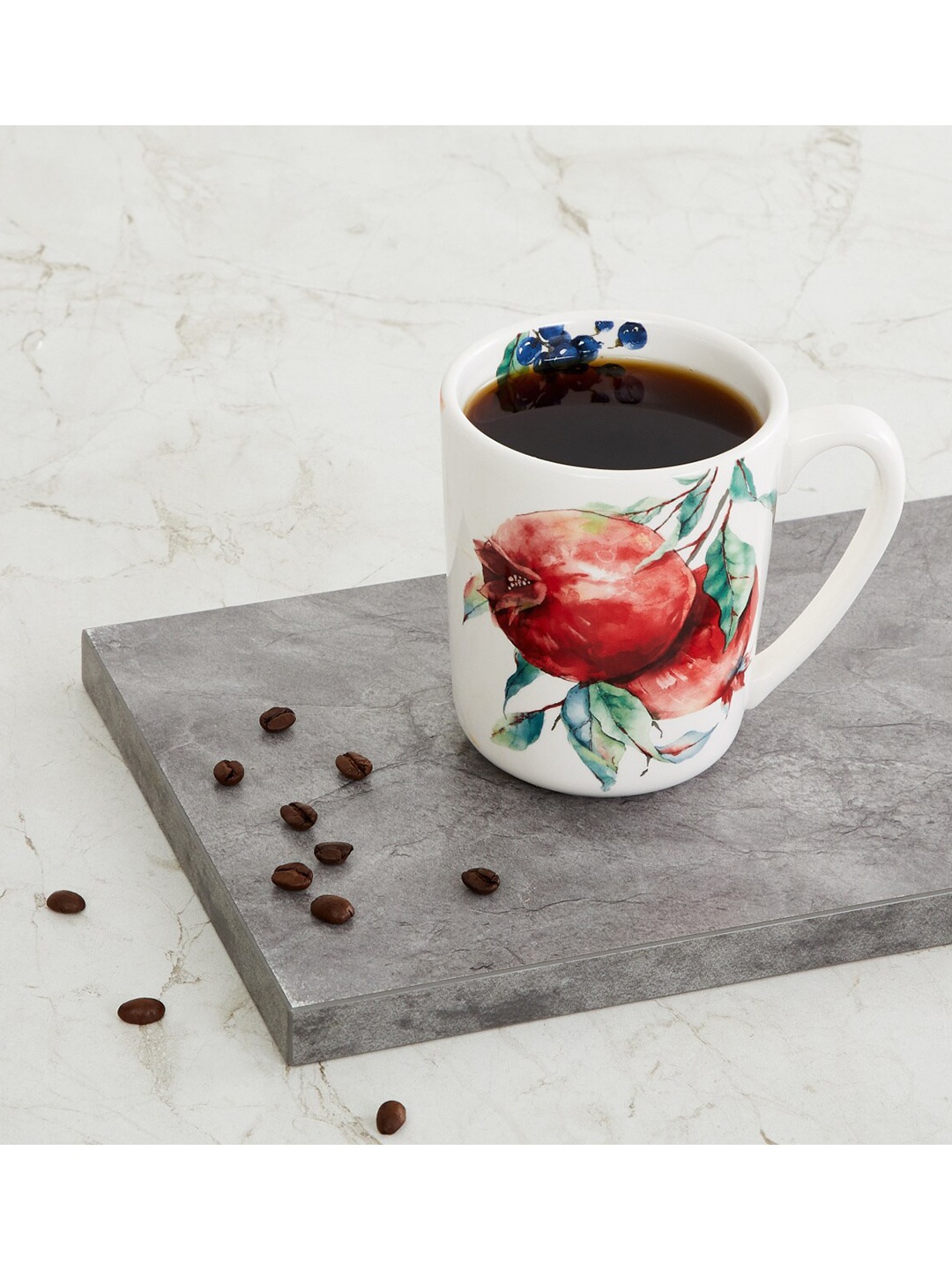 

Home Centre Red & White Printed Stoneware Glossy Cups