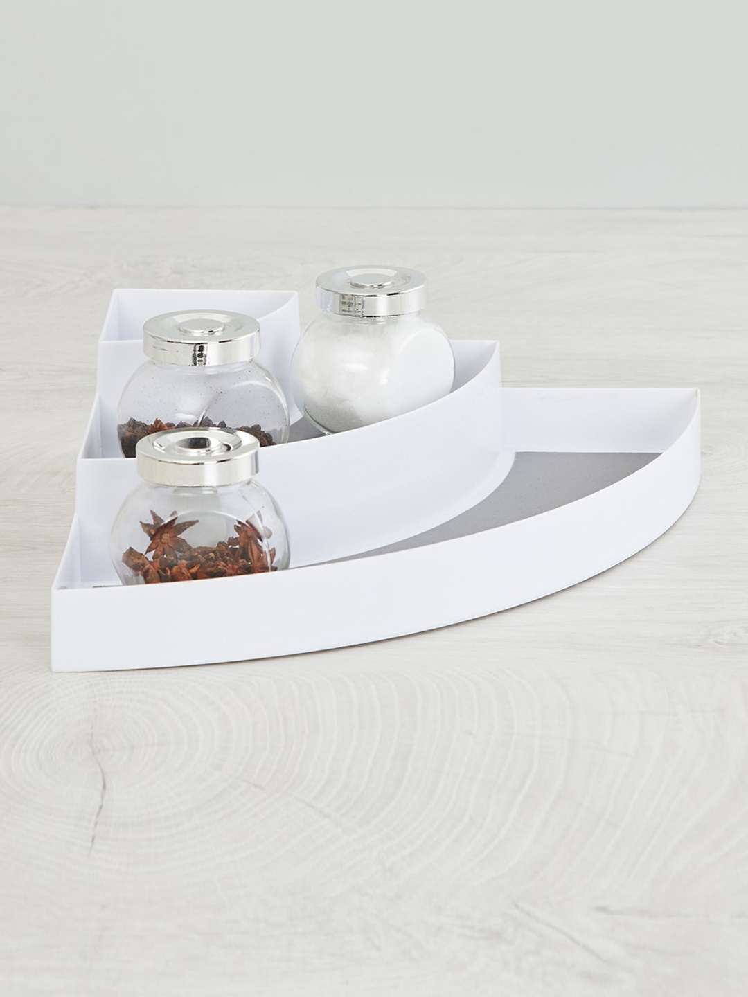 

Home Centre White Solid Plastic Racks