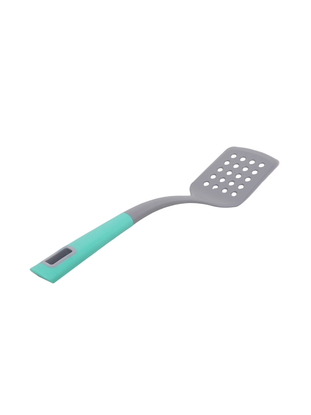 

Home Centre Blue & Grey Solid Slotted Turner