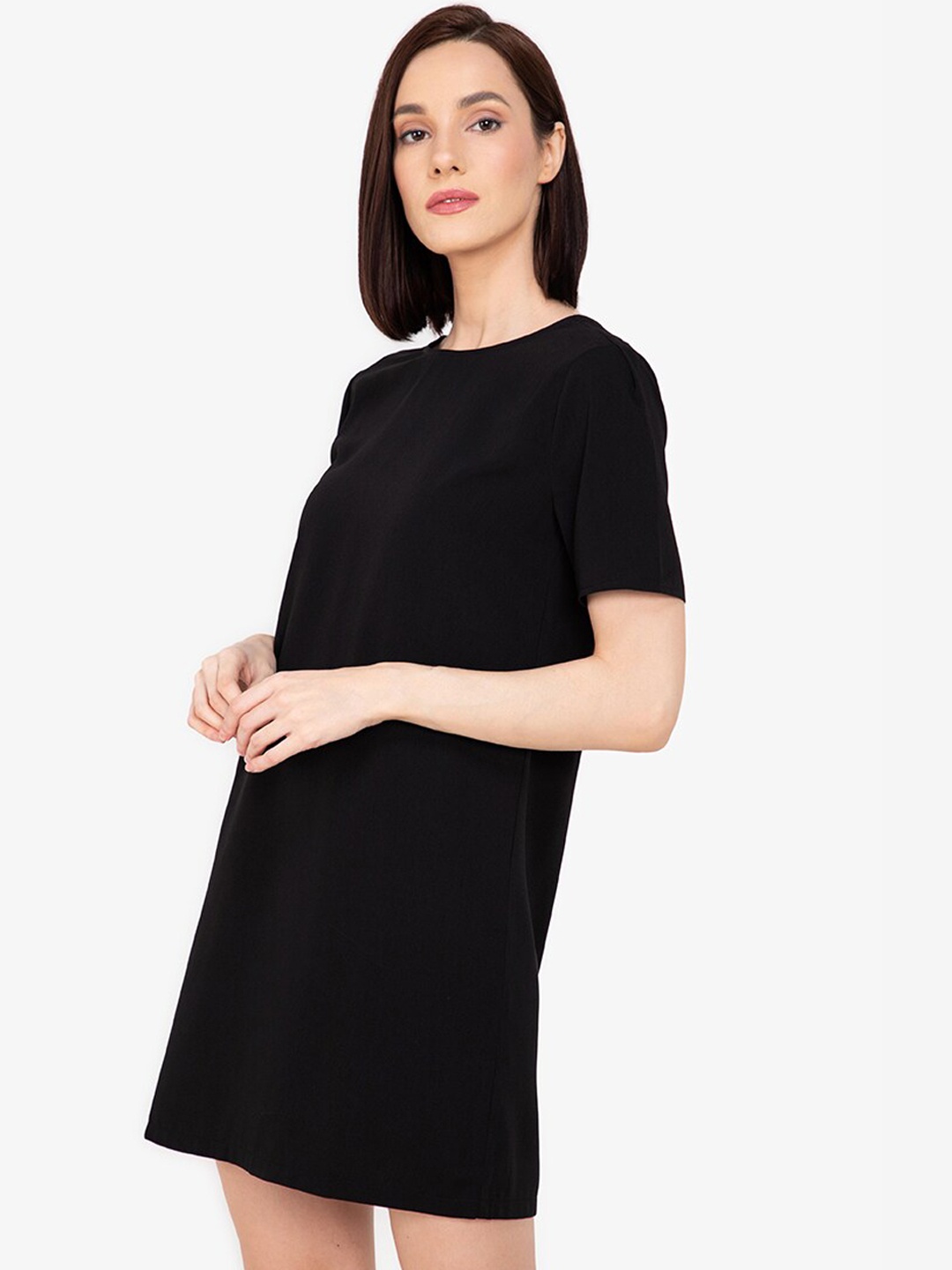 

ZALORA WORK Black Sheath Mini Dress