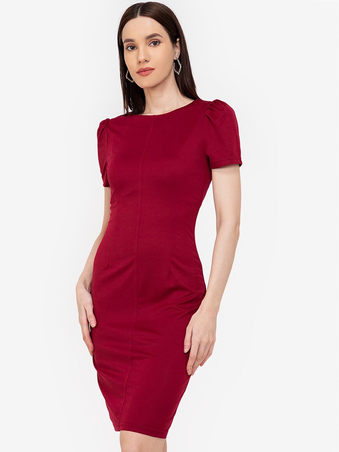 

ZALORA WORK Red Bodycon Sheath Dress