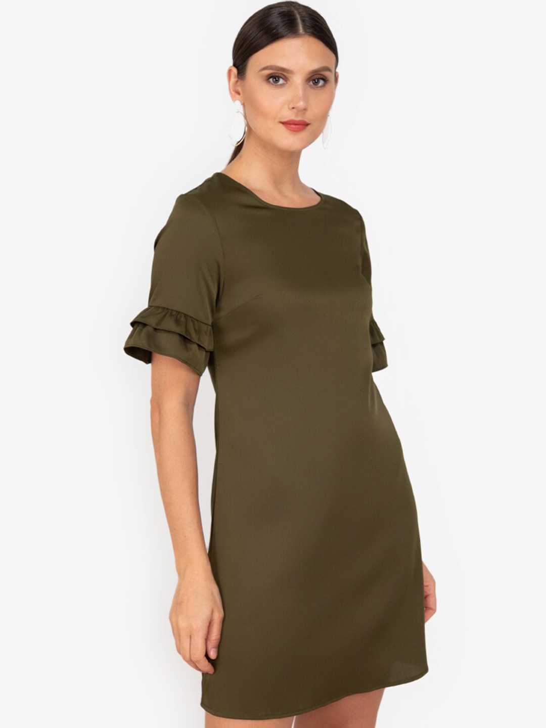 

ZALORA WORK Green Sheath Mini Dress