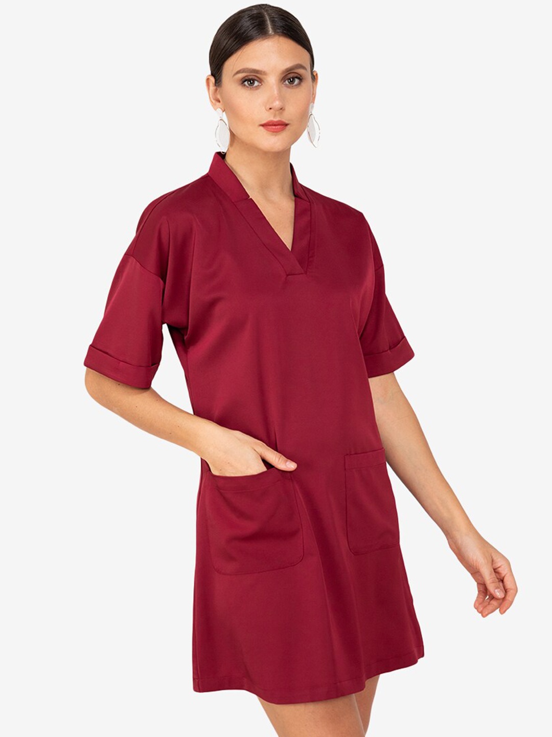 

ZALORA WORK Red Sheath Mini Dress