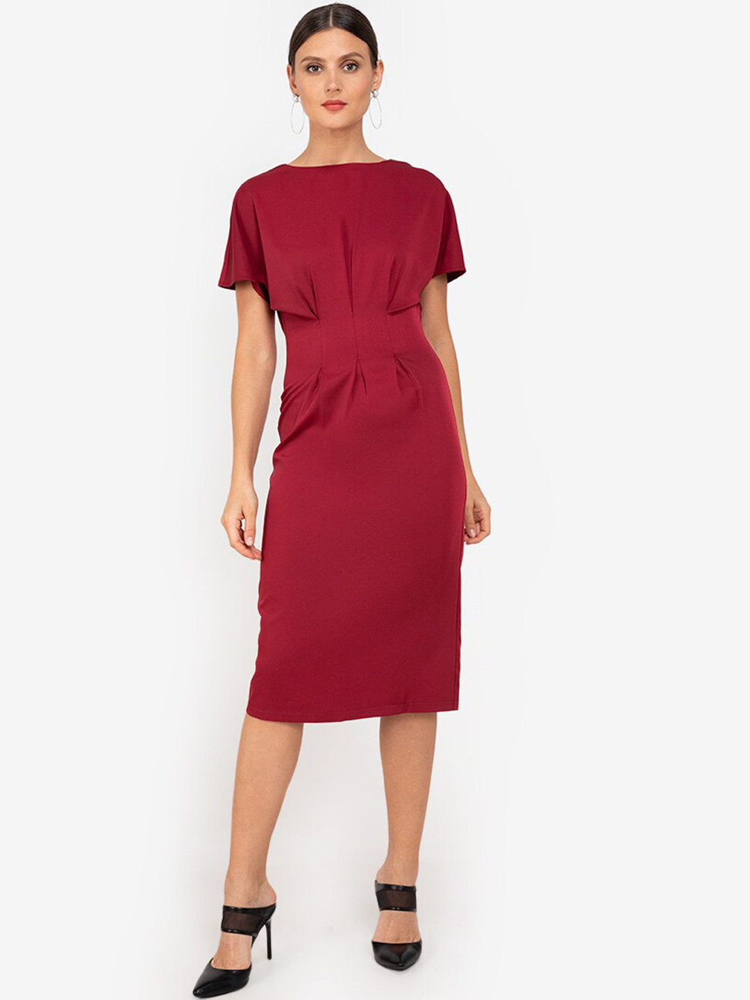 

ZALORA WORK Women Red Sheath Dress