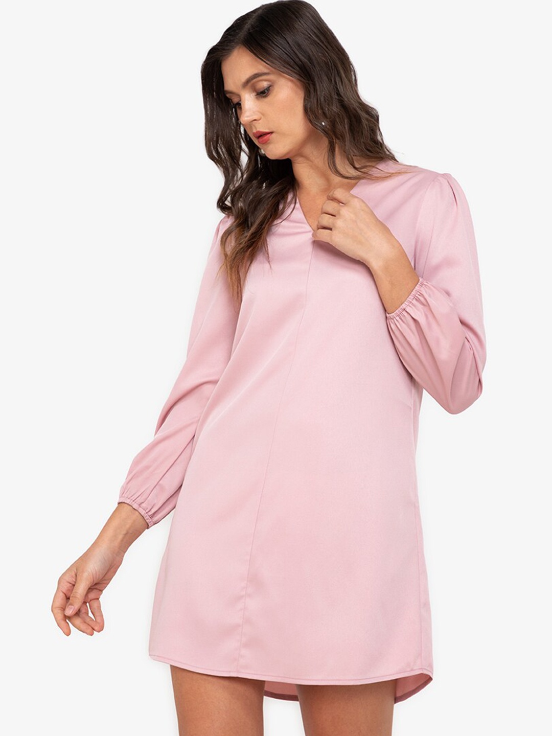 

ZALORA WORK Women Pink Mini Dress