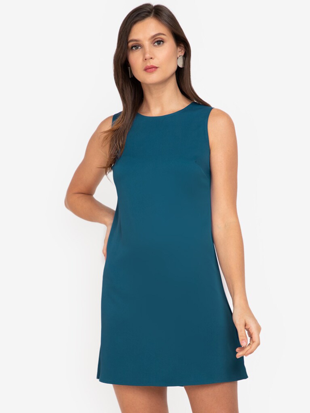 

ZALORA WORK Green Sheath Mini Dress