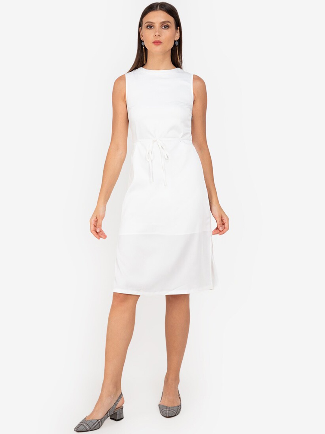 

ZALORA WORK White Sheath Dress