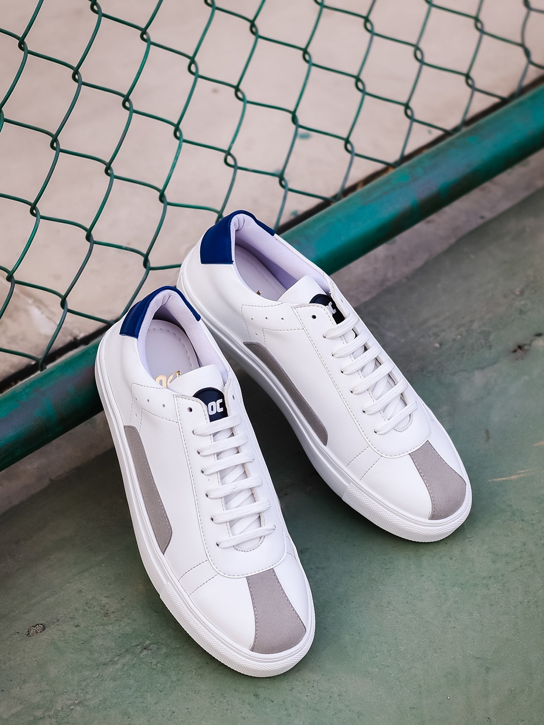 

Doc Martin Men White Colourblocked Sneakers