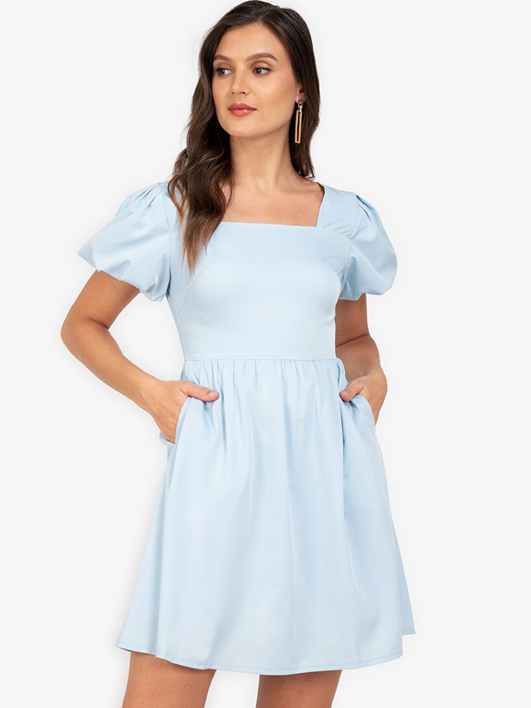 

ZALORA WORK Women Blue Mini Dress
