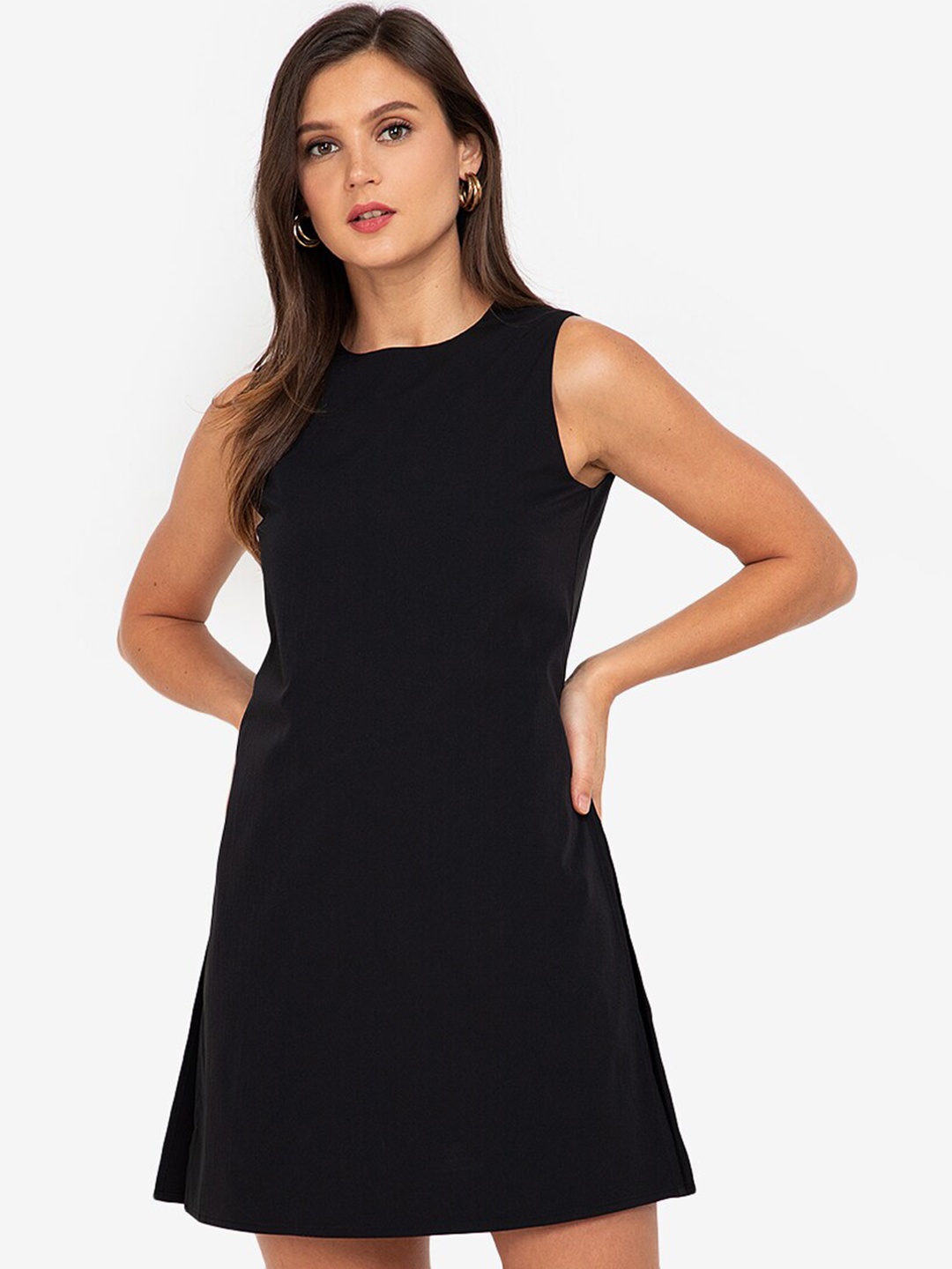 

ZALORA WORK Women Black Mini Dress
