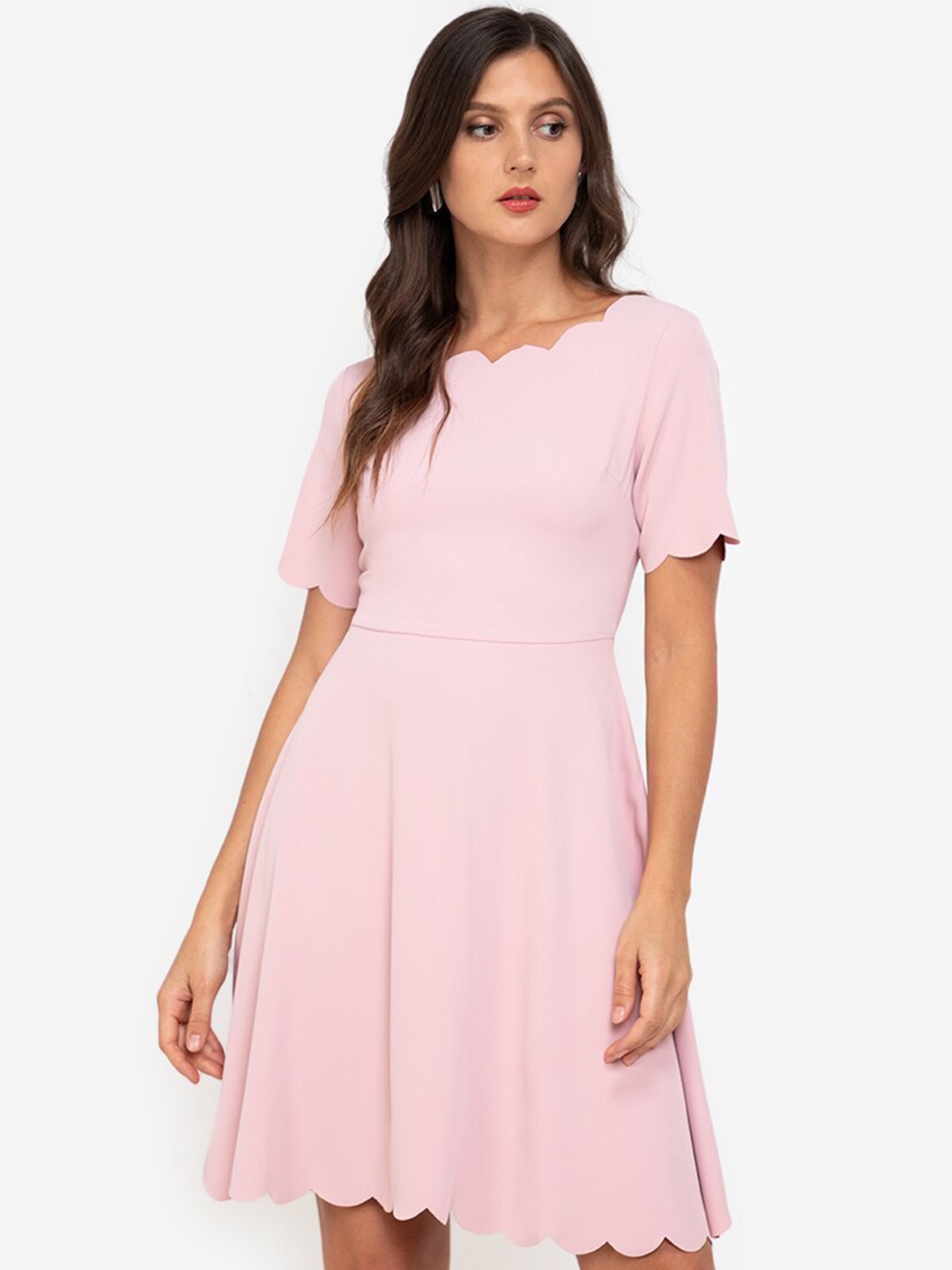 

ZALORA WORK Women Pink Mini Dress