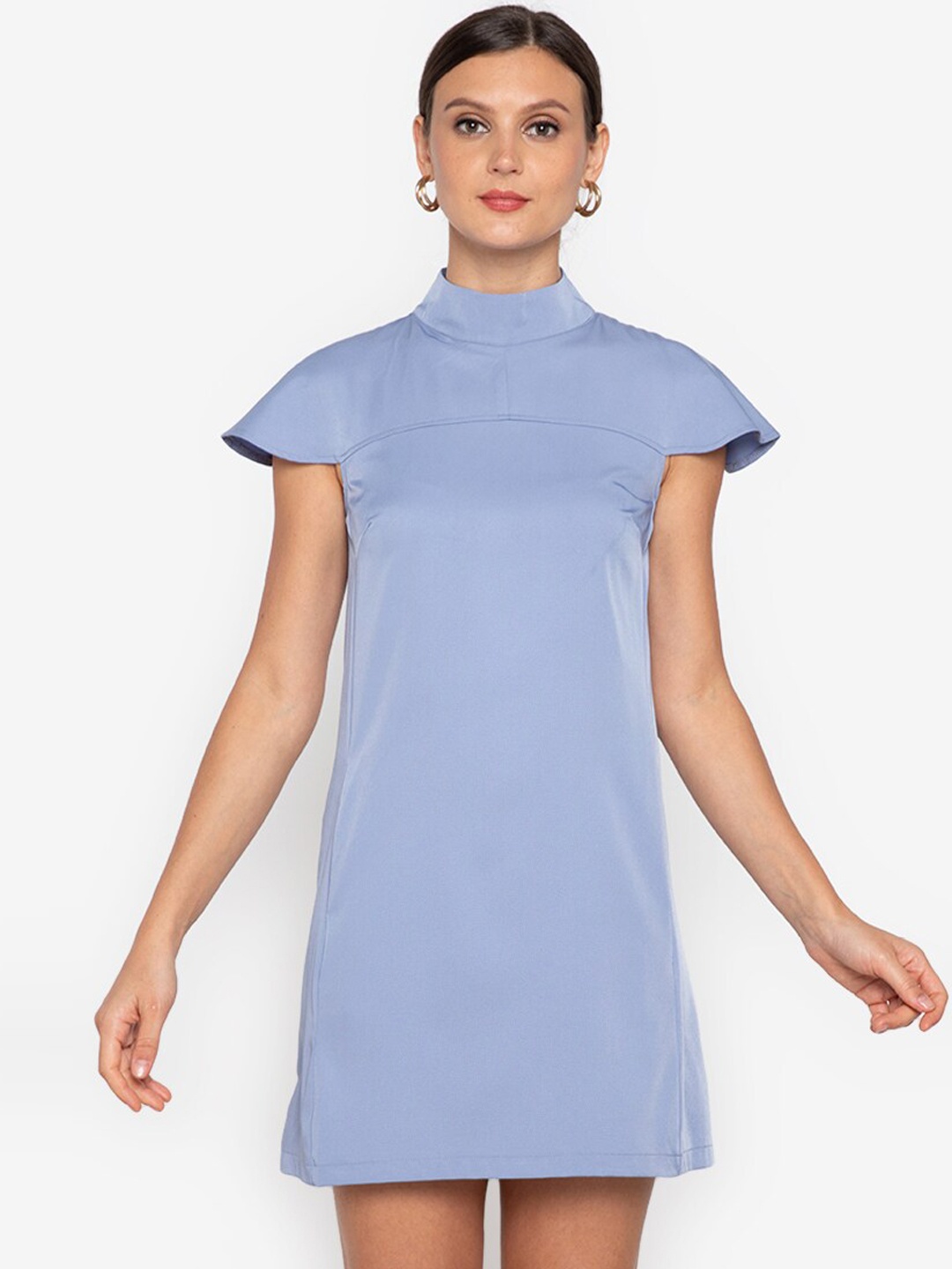 

ZALORA WORK Blue Sheath Mini Dress