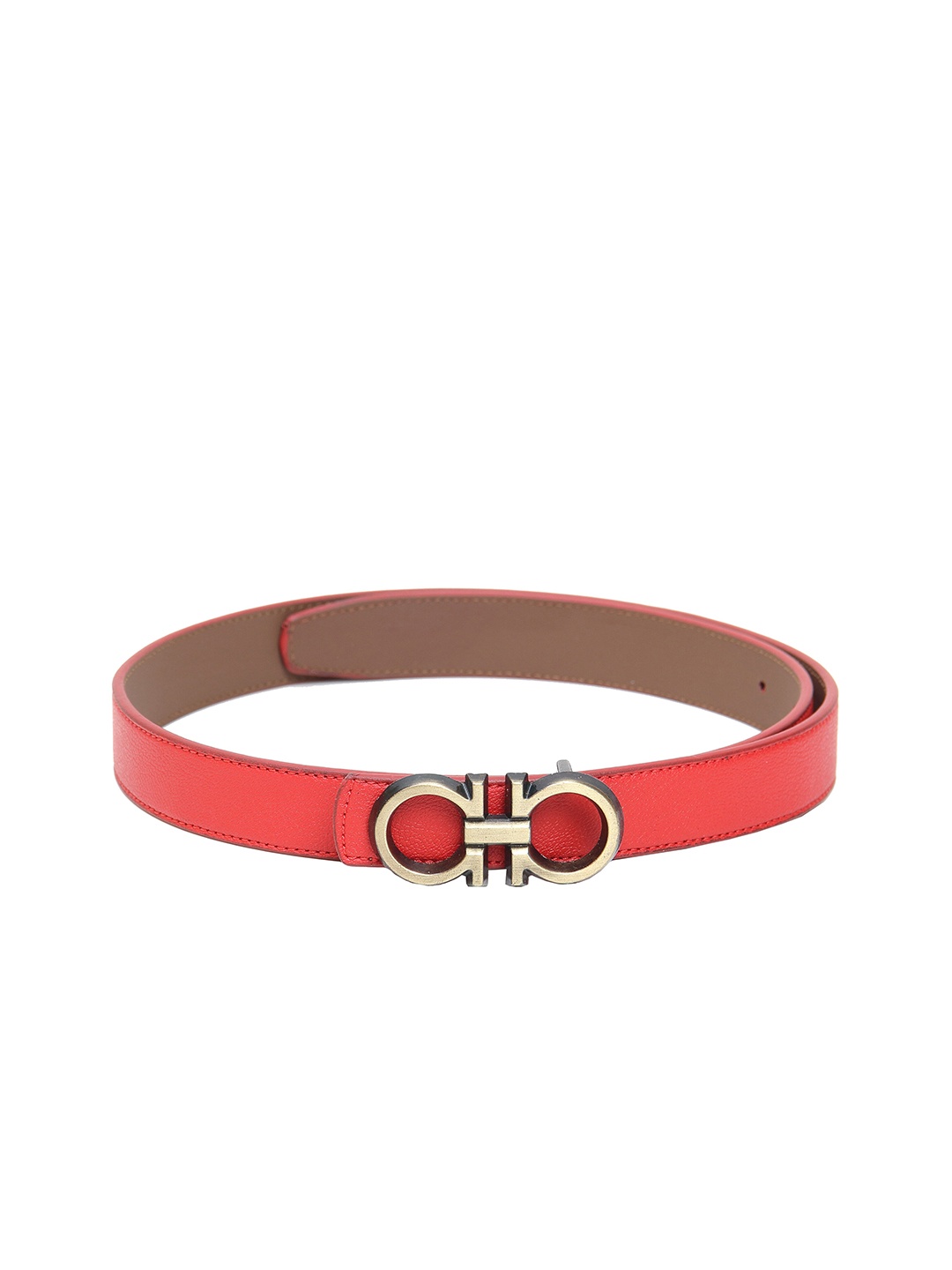 

Calvadoss Boys Red Textured Belt