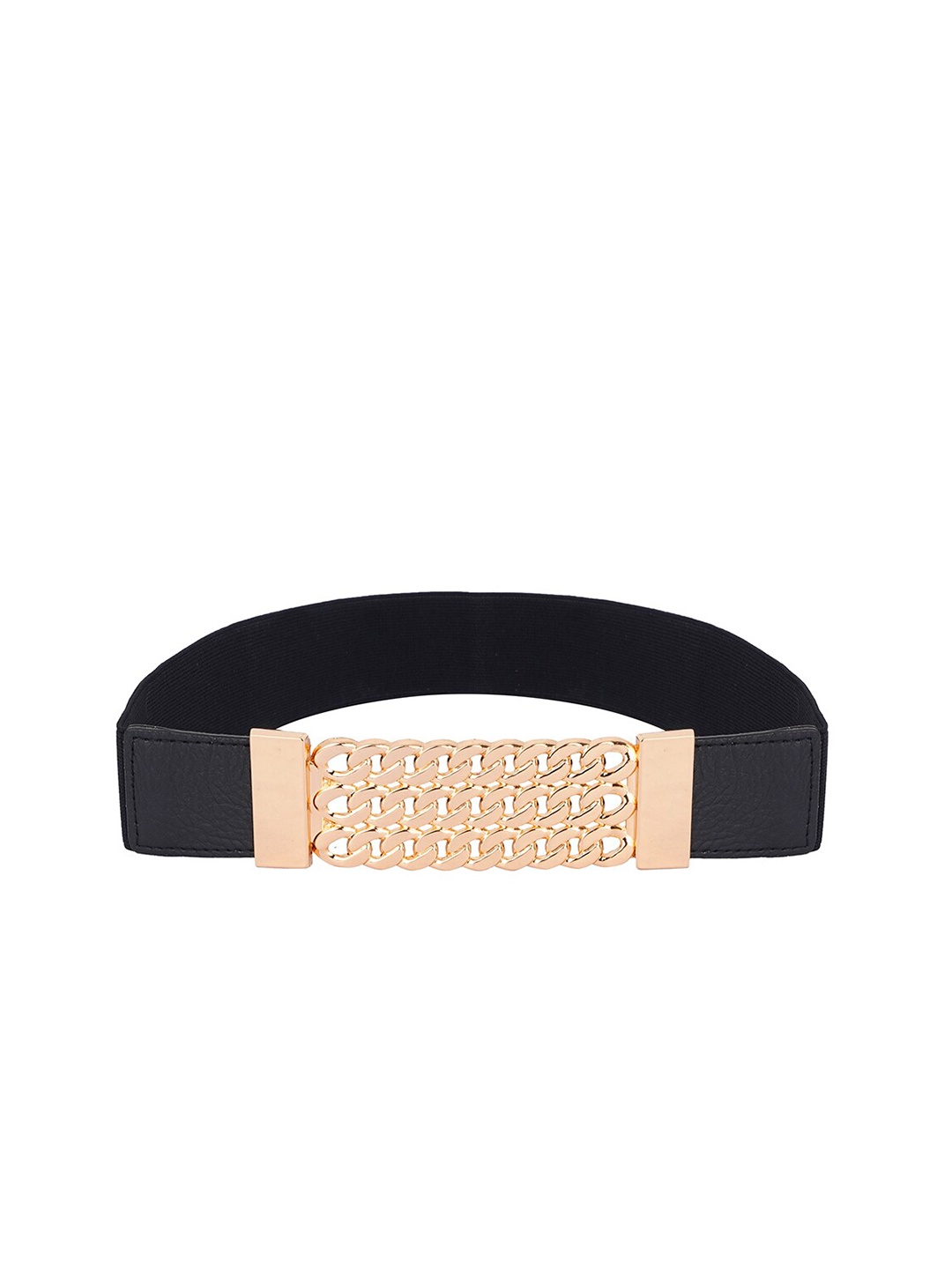 

Style SHOES Women Black Textured Belt