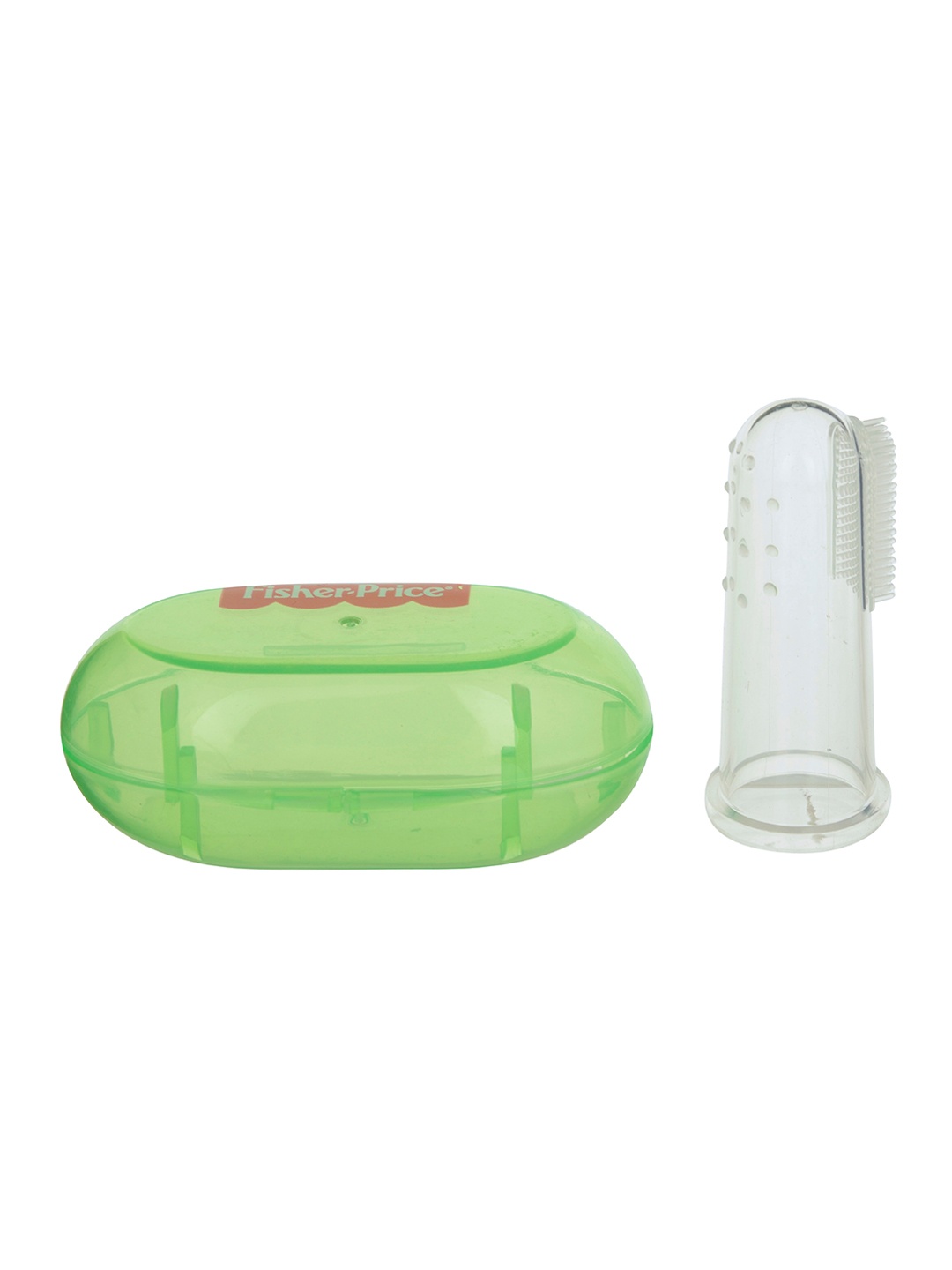 

Fisher-Price Green Silicone Baby Finger-Brush with Case