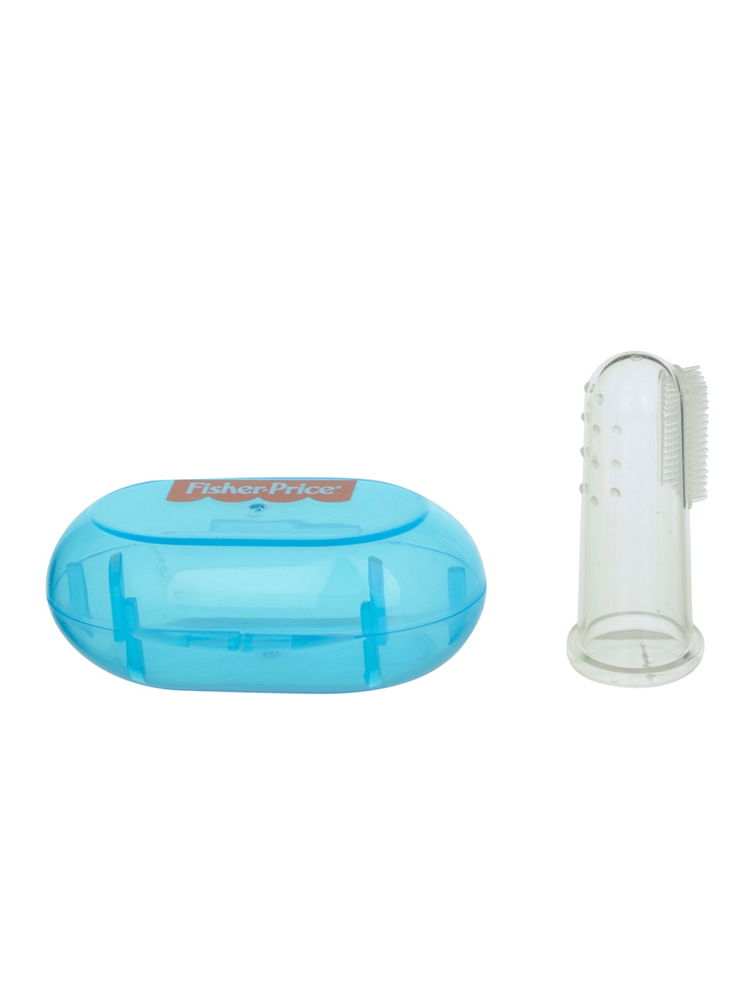 

Fisher-Price Blue Silicone Baby Finger-Brush with Case