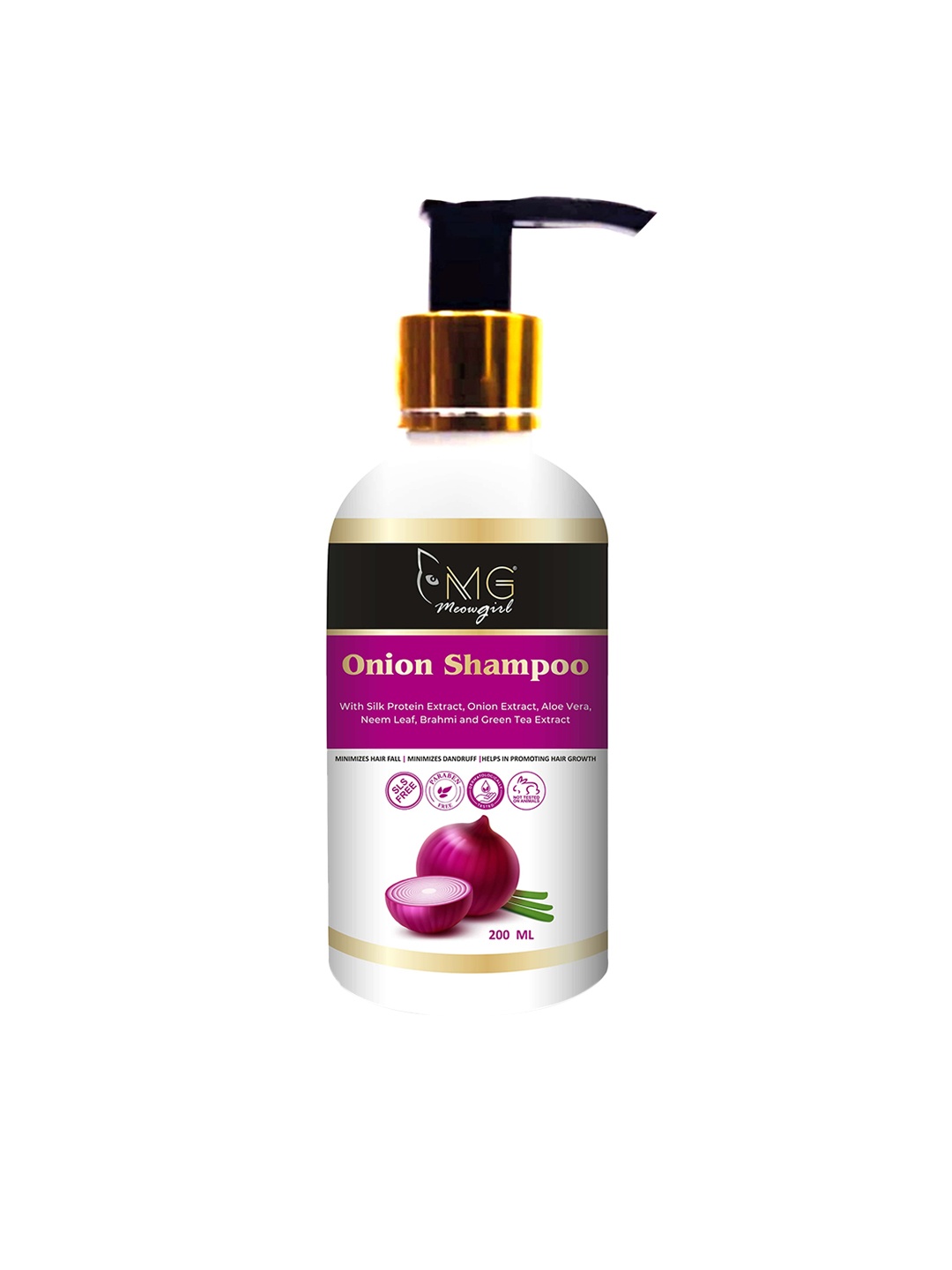 

MGmeow Onion Oil 100% Natural Hair Oil (200 ml), Na