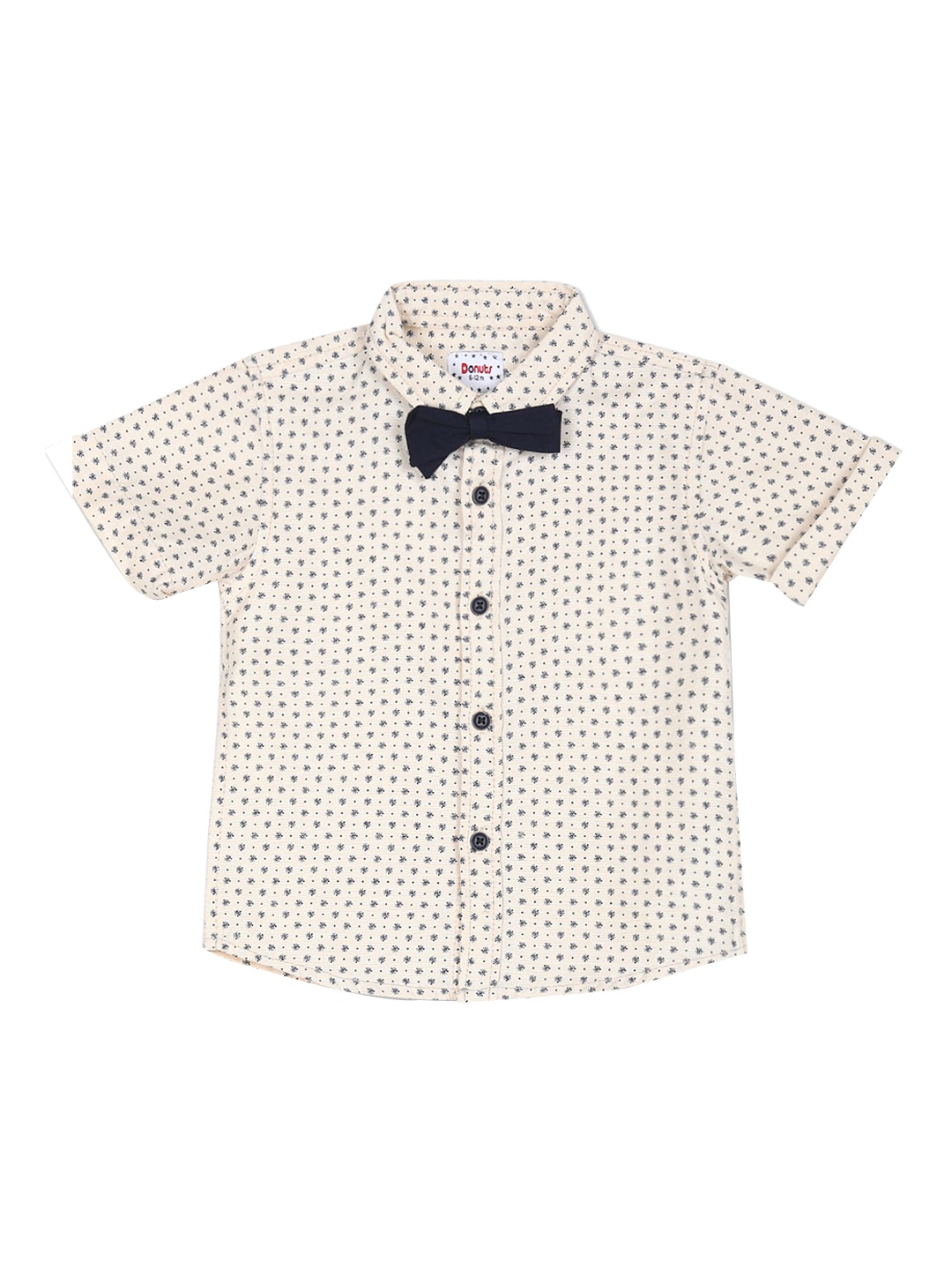 

Donuts Boys Beige Printed Casual Shirt
