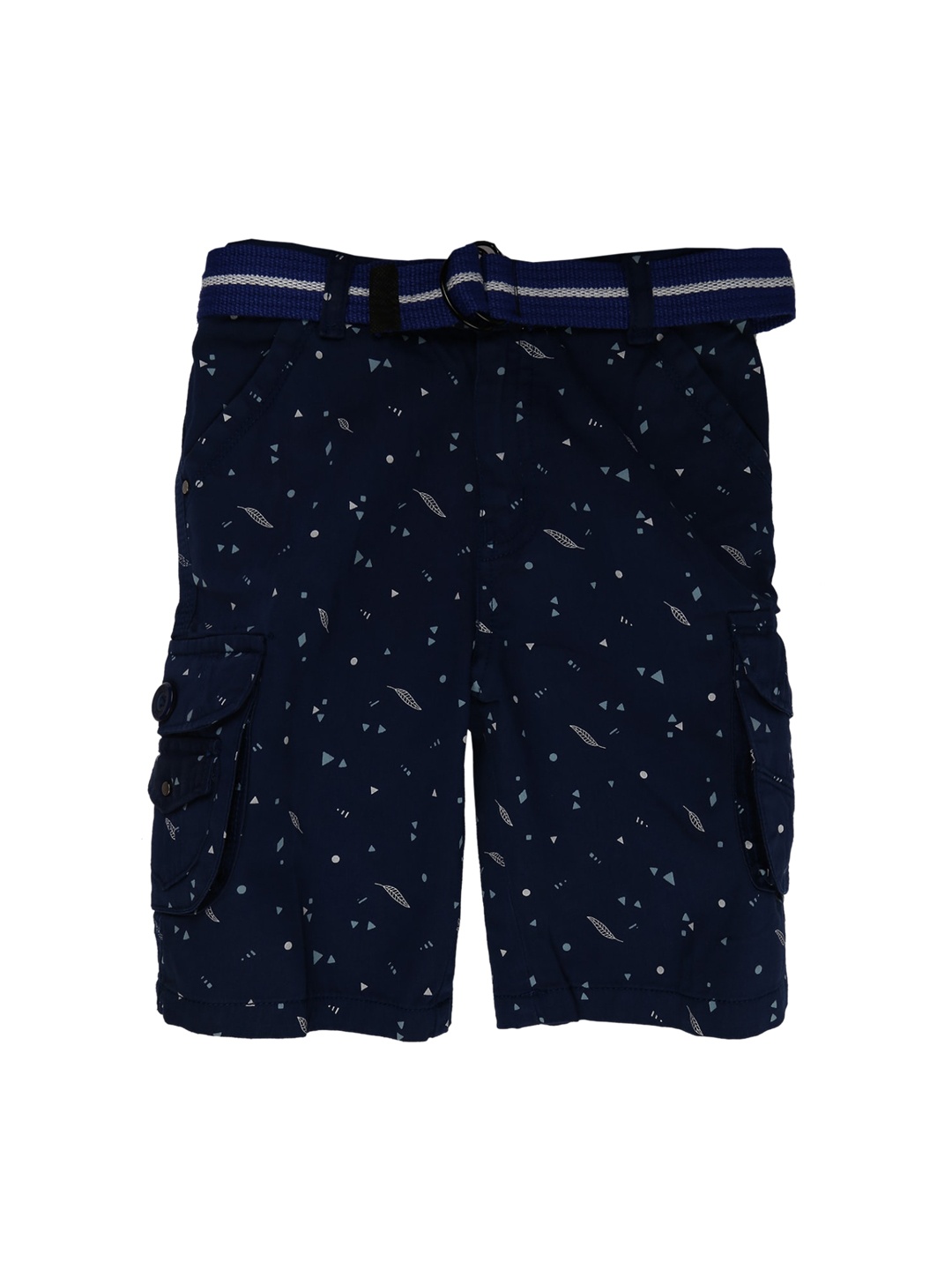 

V-Mart Boys Blue Printed Shorts