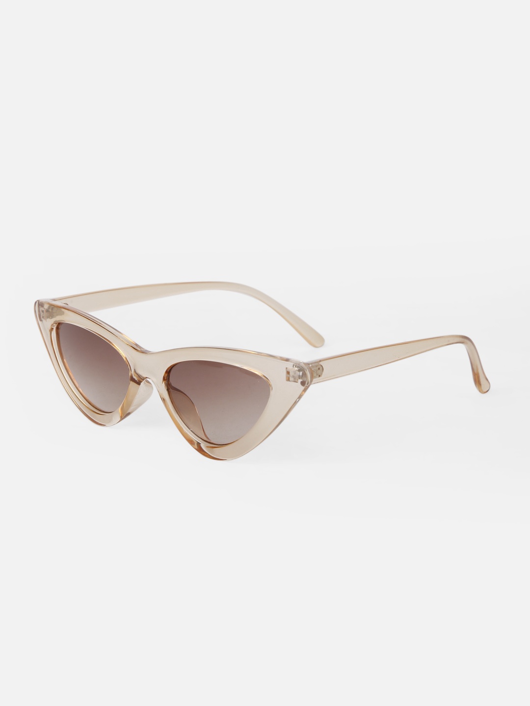 

Vero Moda Women Brown Lens & Gold-Toned Cateye Sunglasses 1538908001