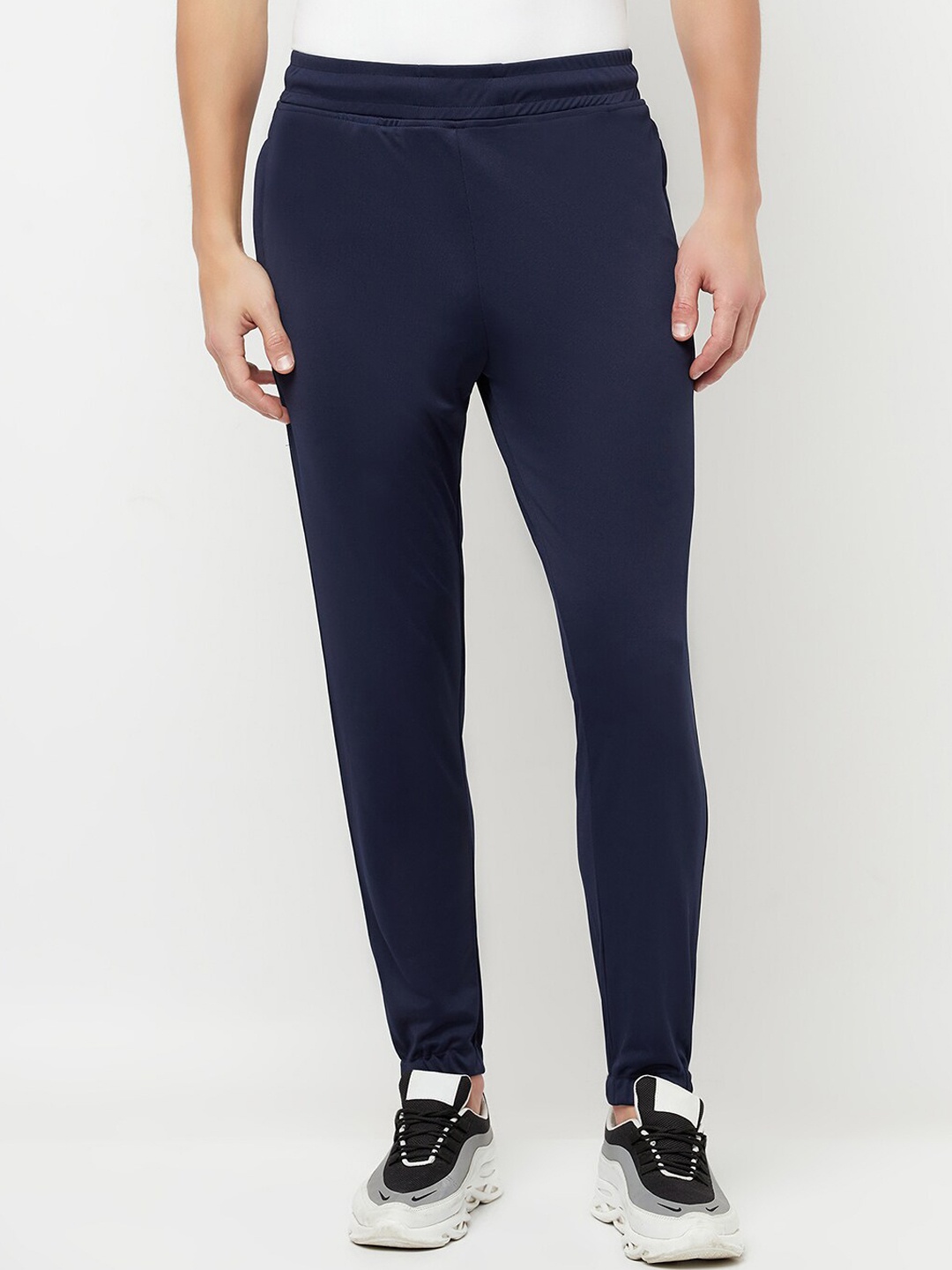 

HOLDIT Men Navy Blue Solid Track Pants