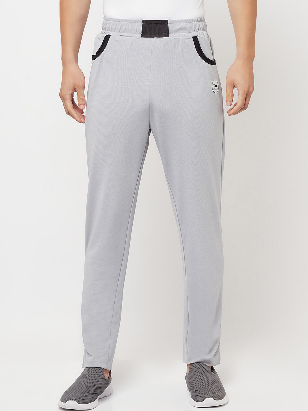 

HOLDIT Men Grey Solid Track Pants