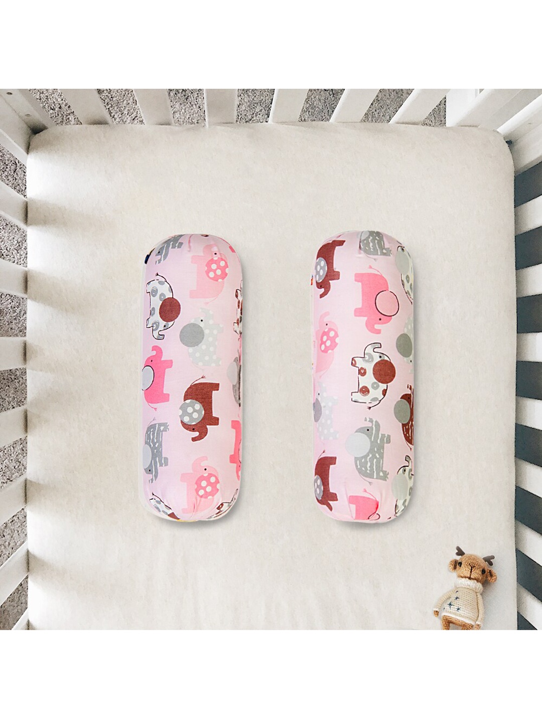 

Baby Moo Kids Set of 2 Pink Bolsters