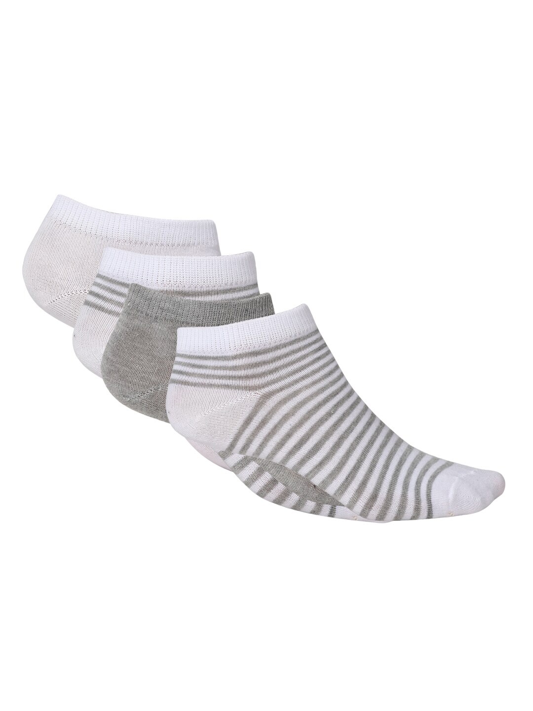 

FOREVER 21 Women Pack of 4 White Ankle Length Socks