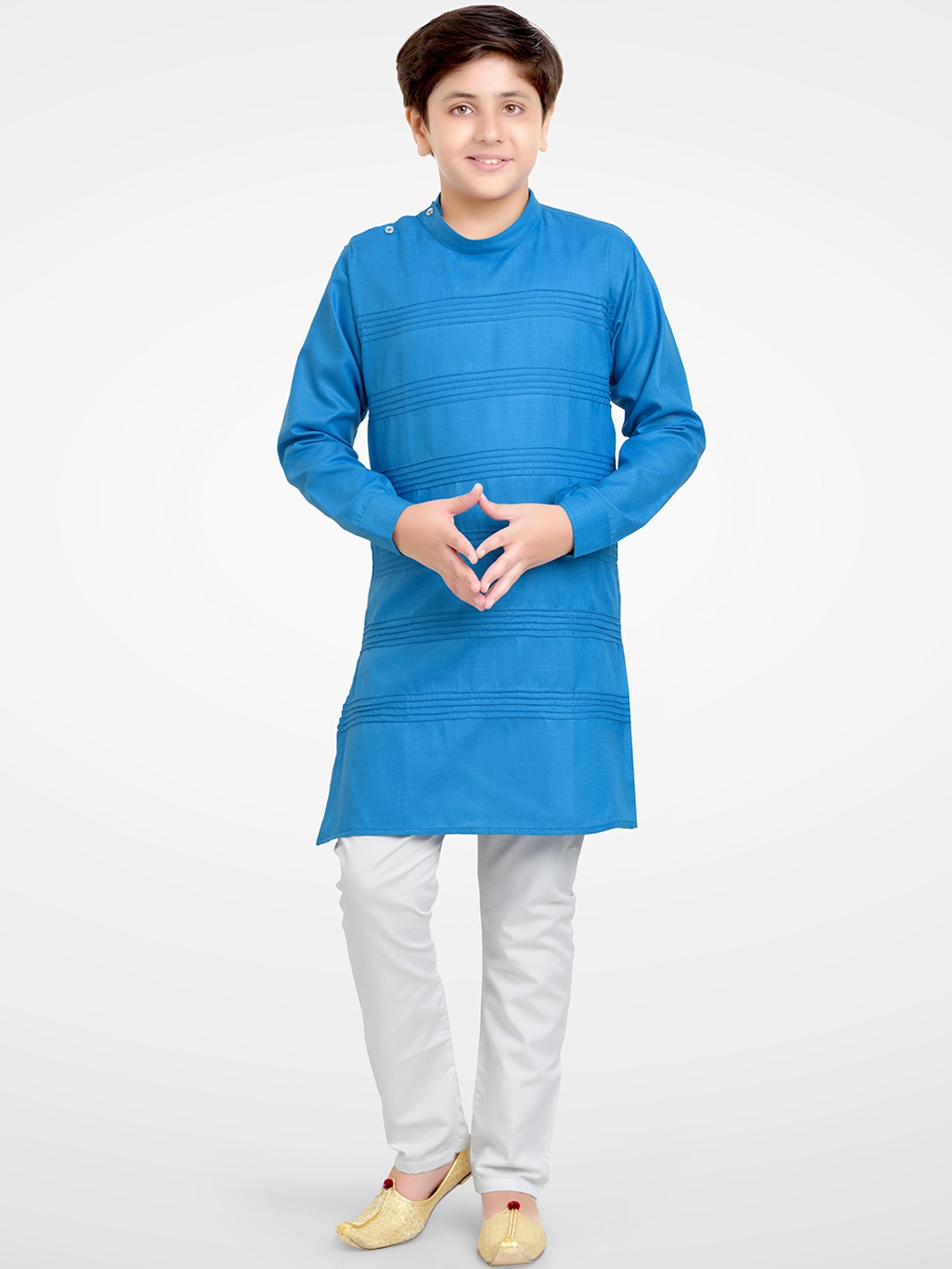 

Jeetethnics Boys Blue & White Kurta with Pyjamas