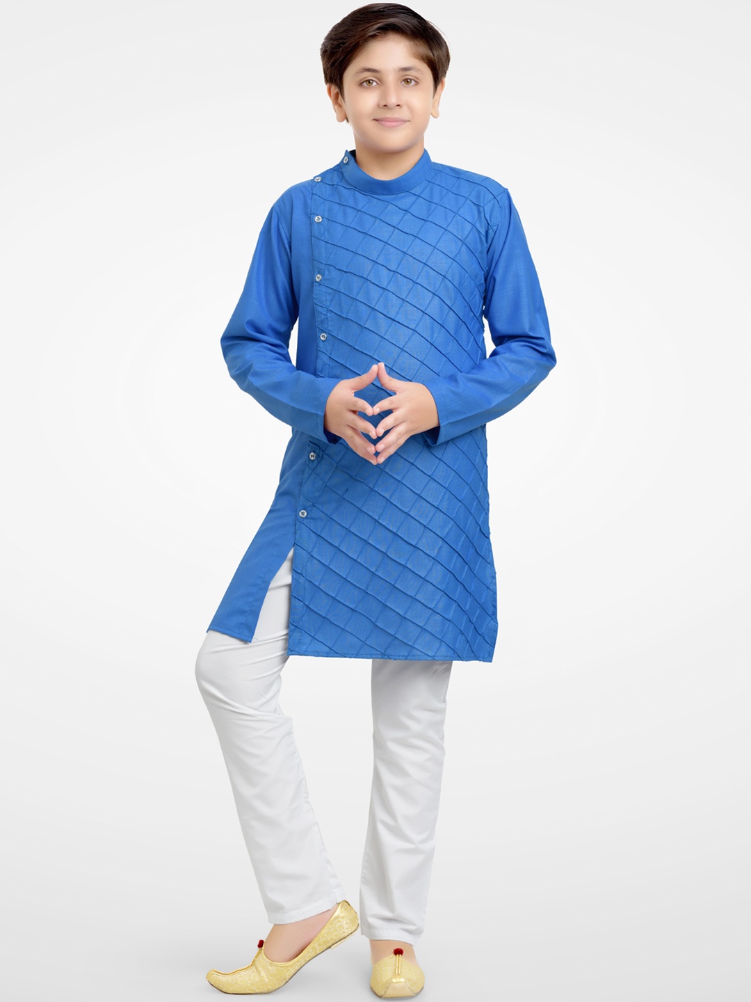 

Jeetethnics Boys Blue Kurta with Pyjamas