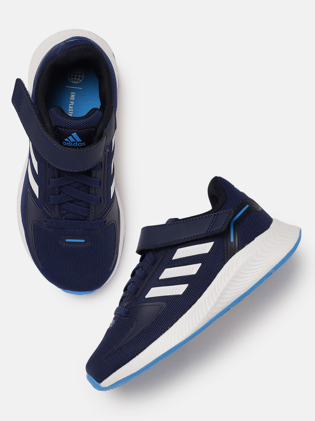 

ADIDAS Kids Navy Blue Runfalcon 2.0 Running Shoes
