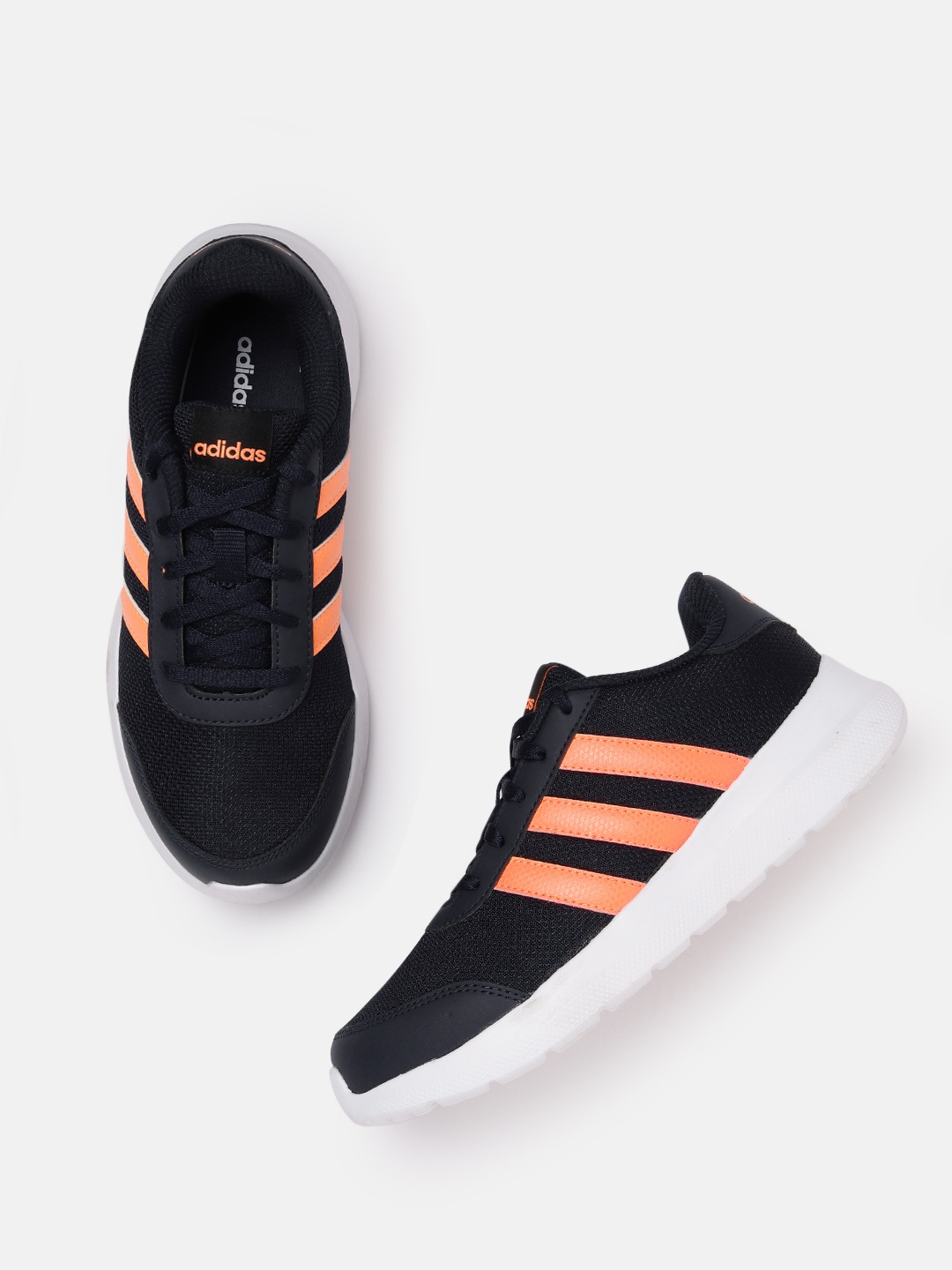 

ADIDAS Kids Woven Design Charge On 1.0 Running Shoes, Black