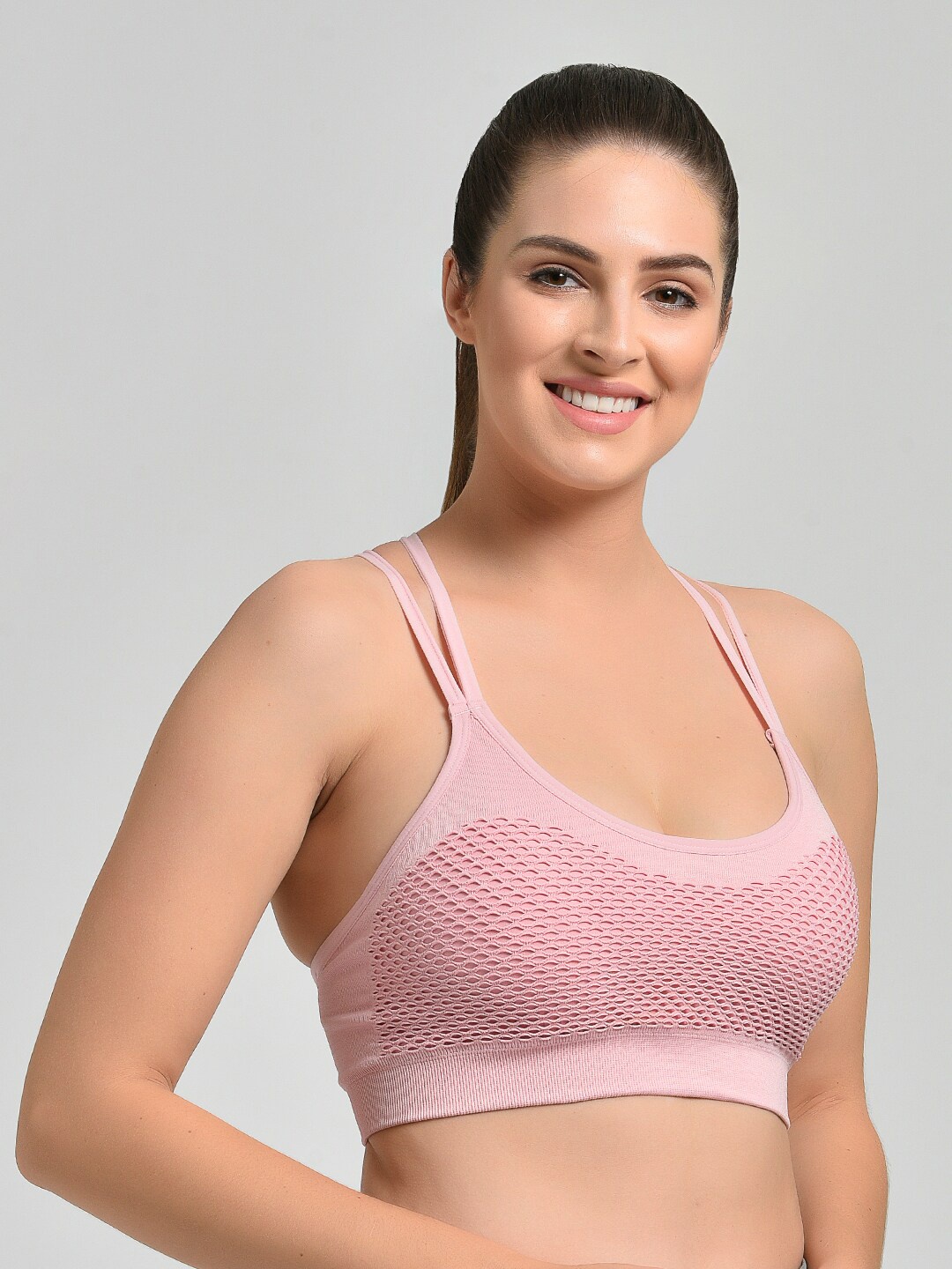 

MAKCLAN Pink Bra - Lightly Padded