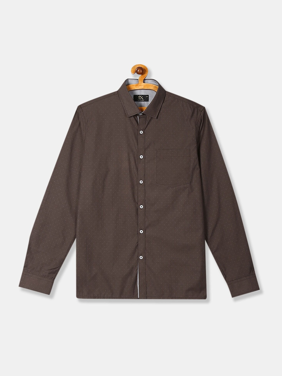 

Excalibur Men Brown Printed Formal Shirt