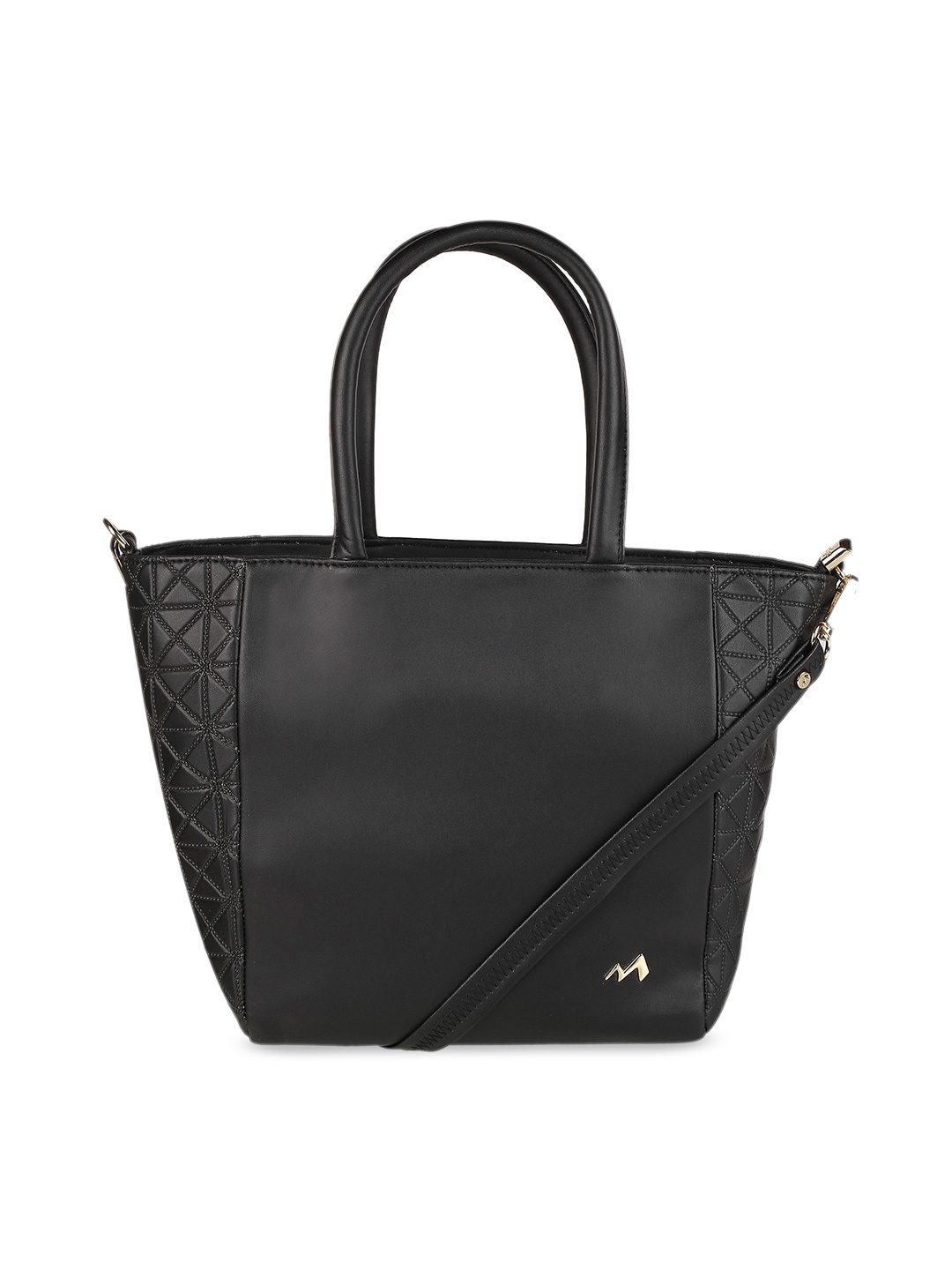

Metro Black PU Oversized Swagger Shoulder Bag