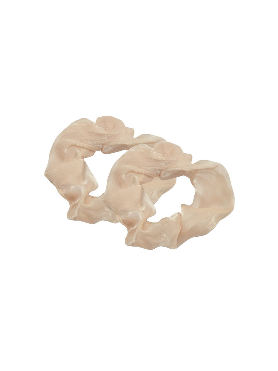 

FUNKRAFTS Girls Beige Set of 2 Ponytail Holders